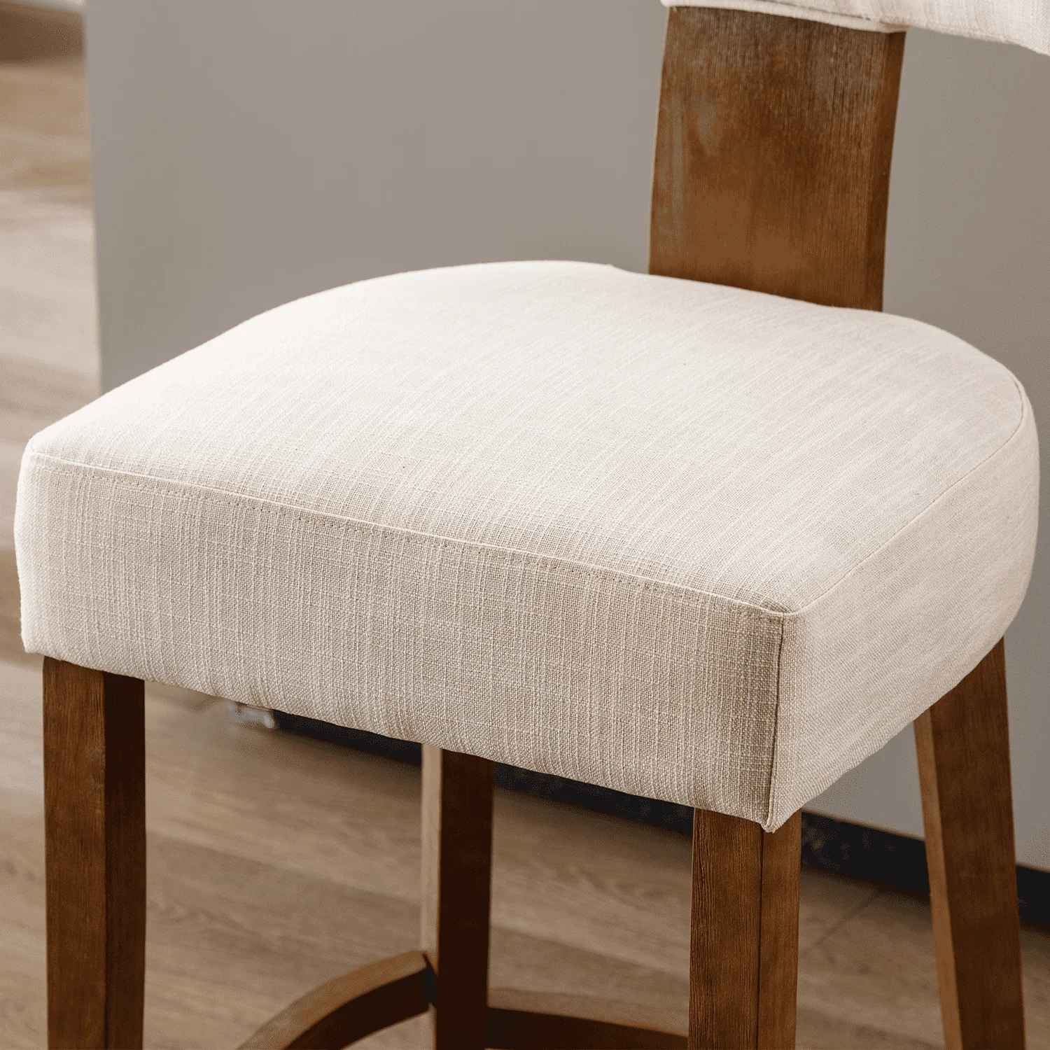 26"-30"H Wood Frame Counter Bar Stools Set of 2 - 5721 - Image 3