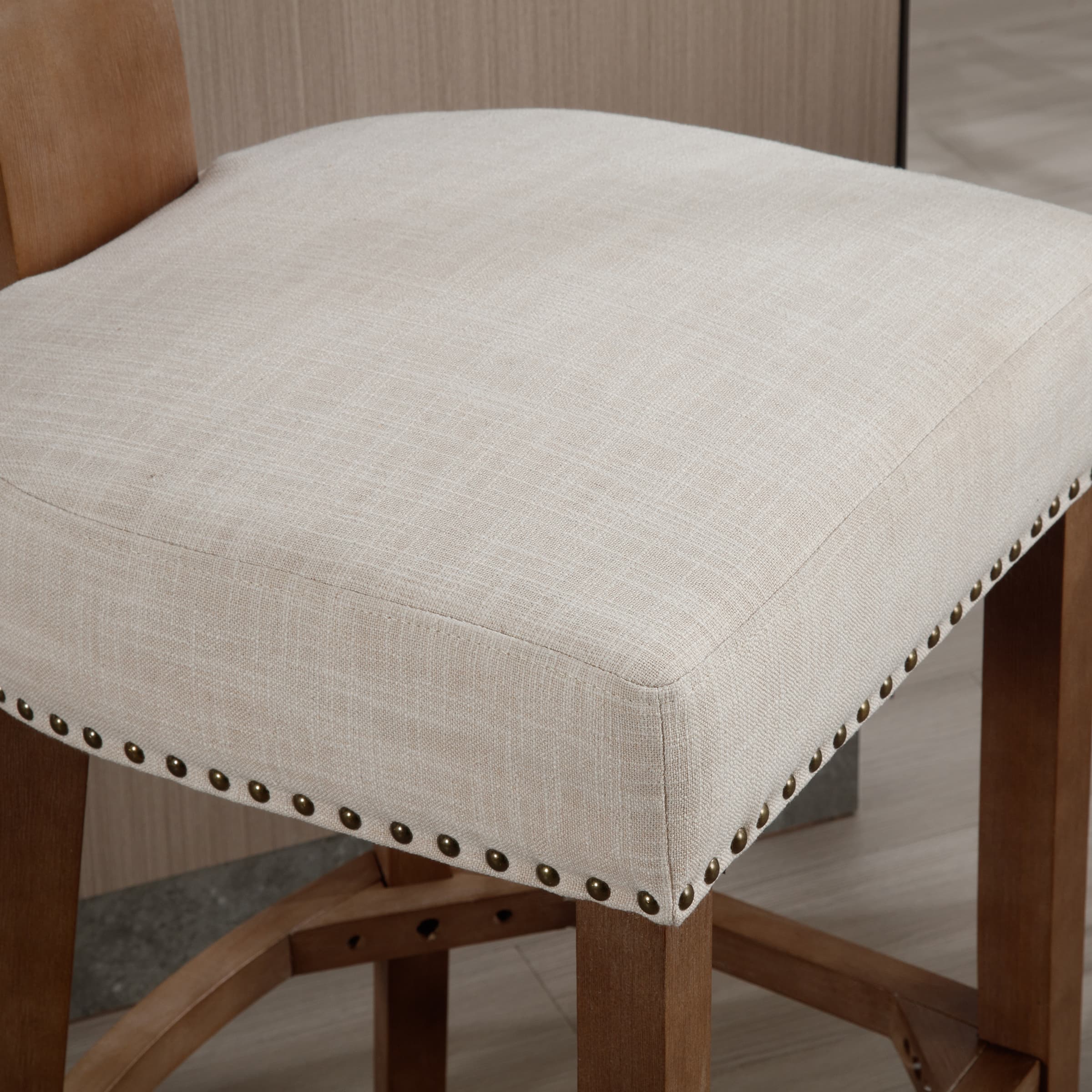 26"H Wood Legs Counter Stools Set of 2 - 5753CS - Image 11