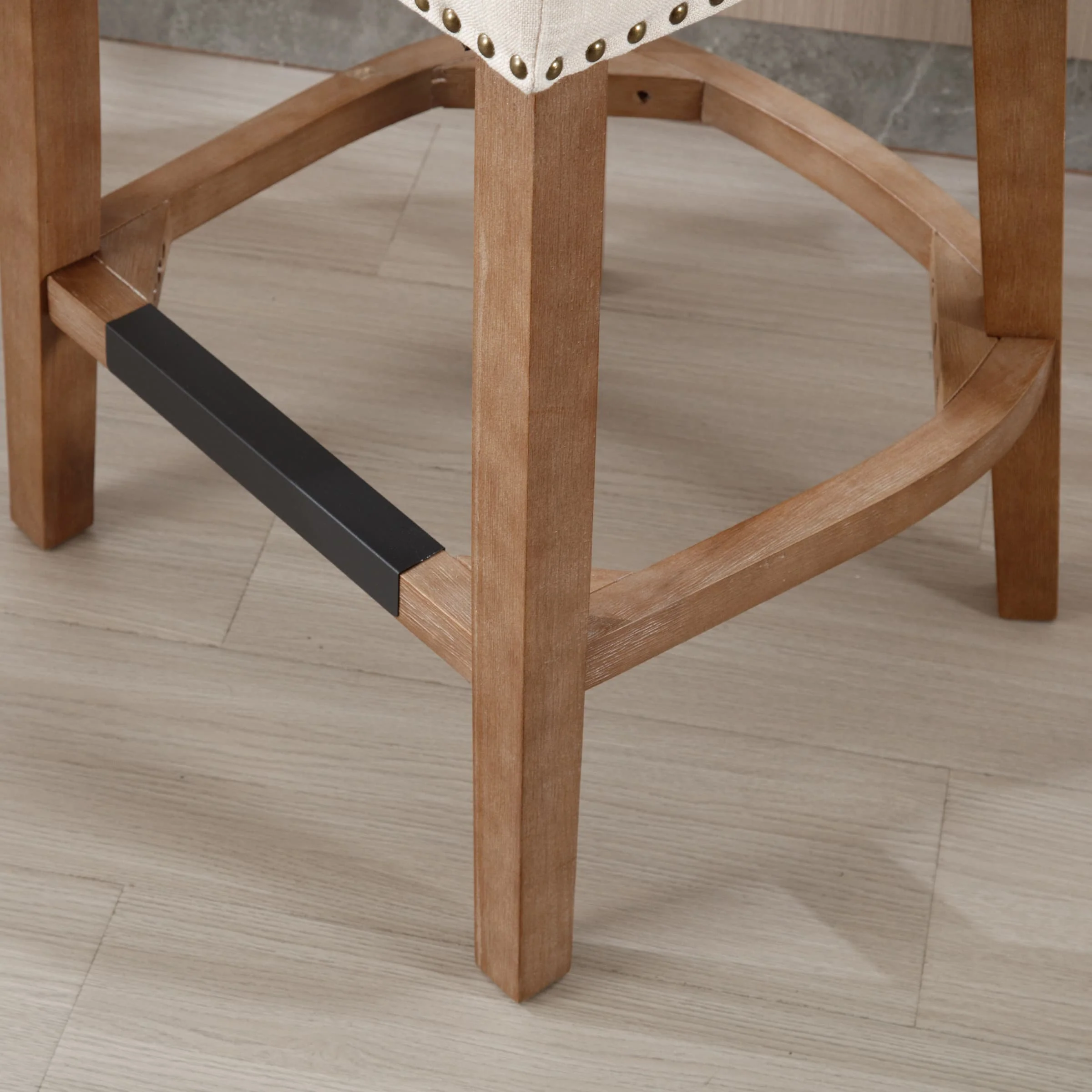 26"H Wood Legs Counter Stools Set of 2 - 5753CS - Image 12