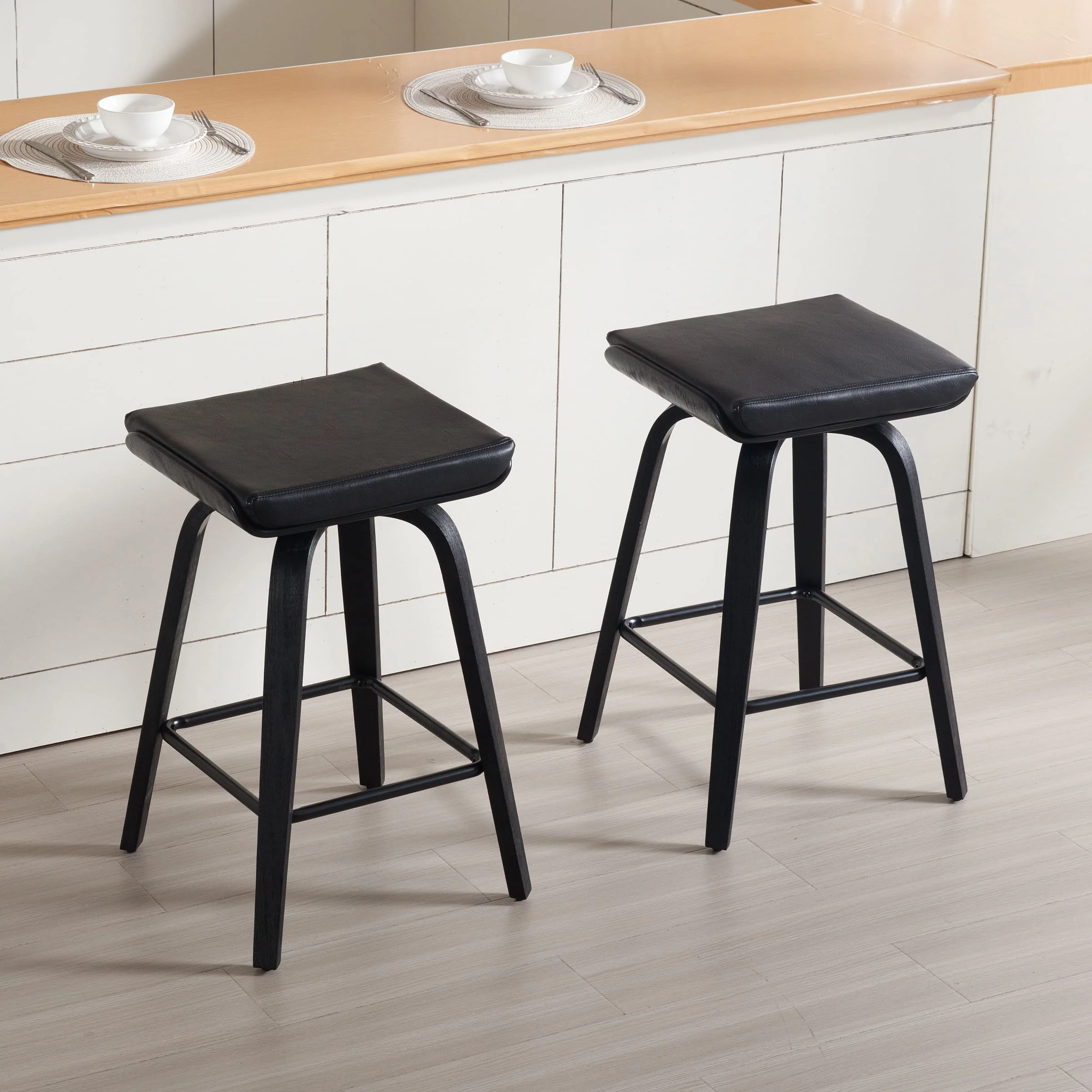 26" Backless Swivel Counter Stools Set of 2 - 1710CS - Image 11
