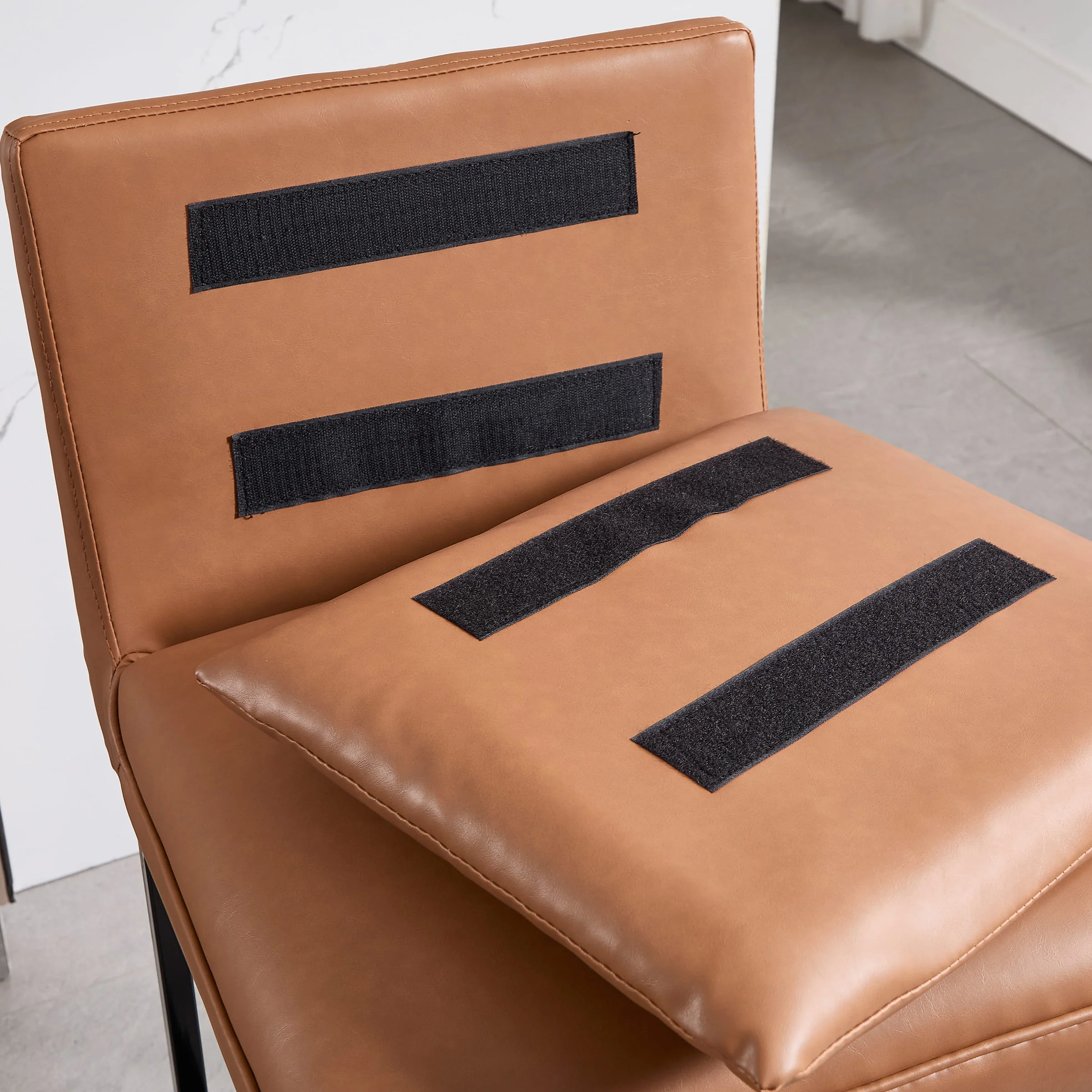26.75" Leather Counter Height Pub Stools Set of 2 - 2009CS - Image 17