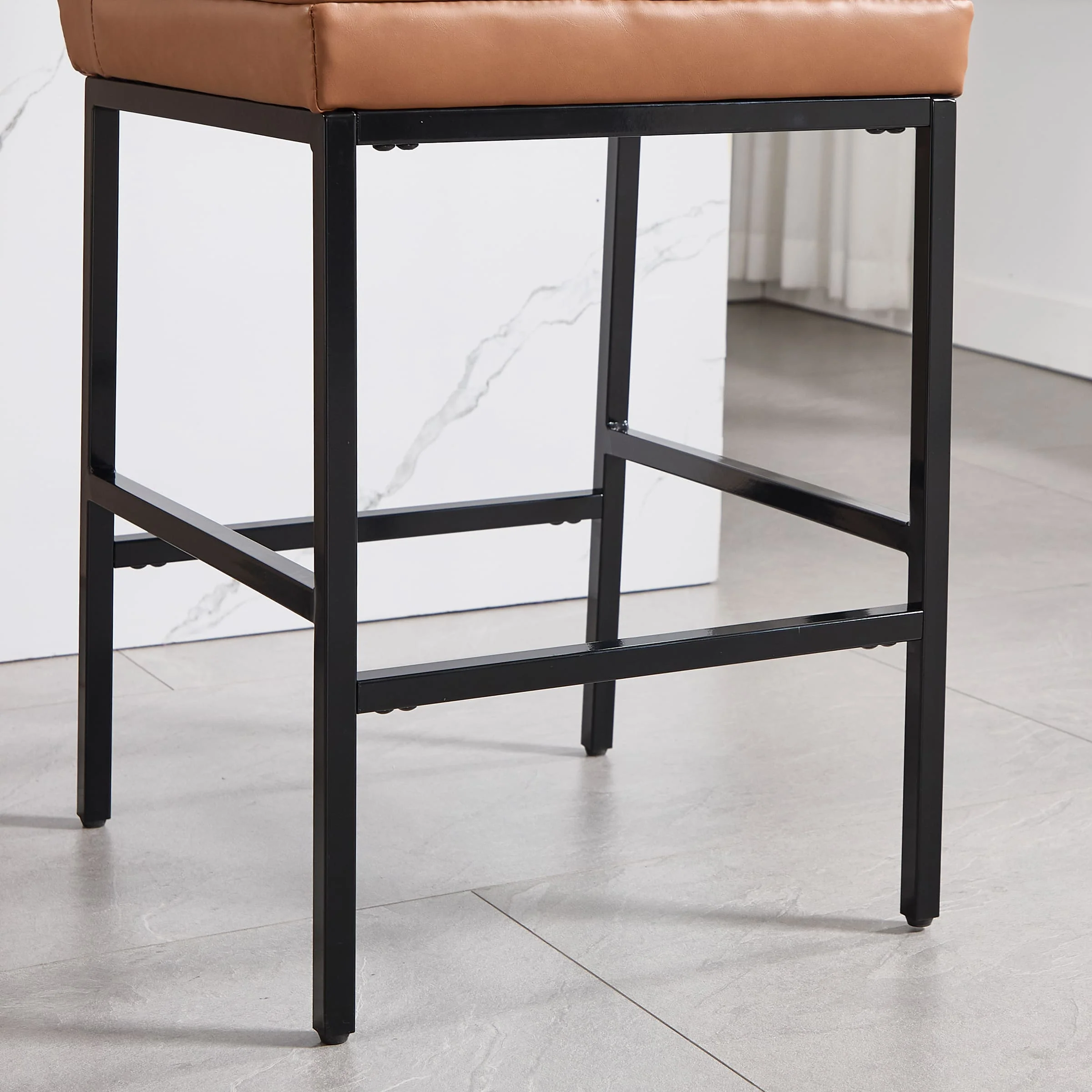 26.75" Leather Counter Height Pub Stools Set of 2 - 2009CS - Image 18