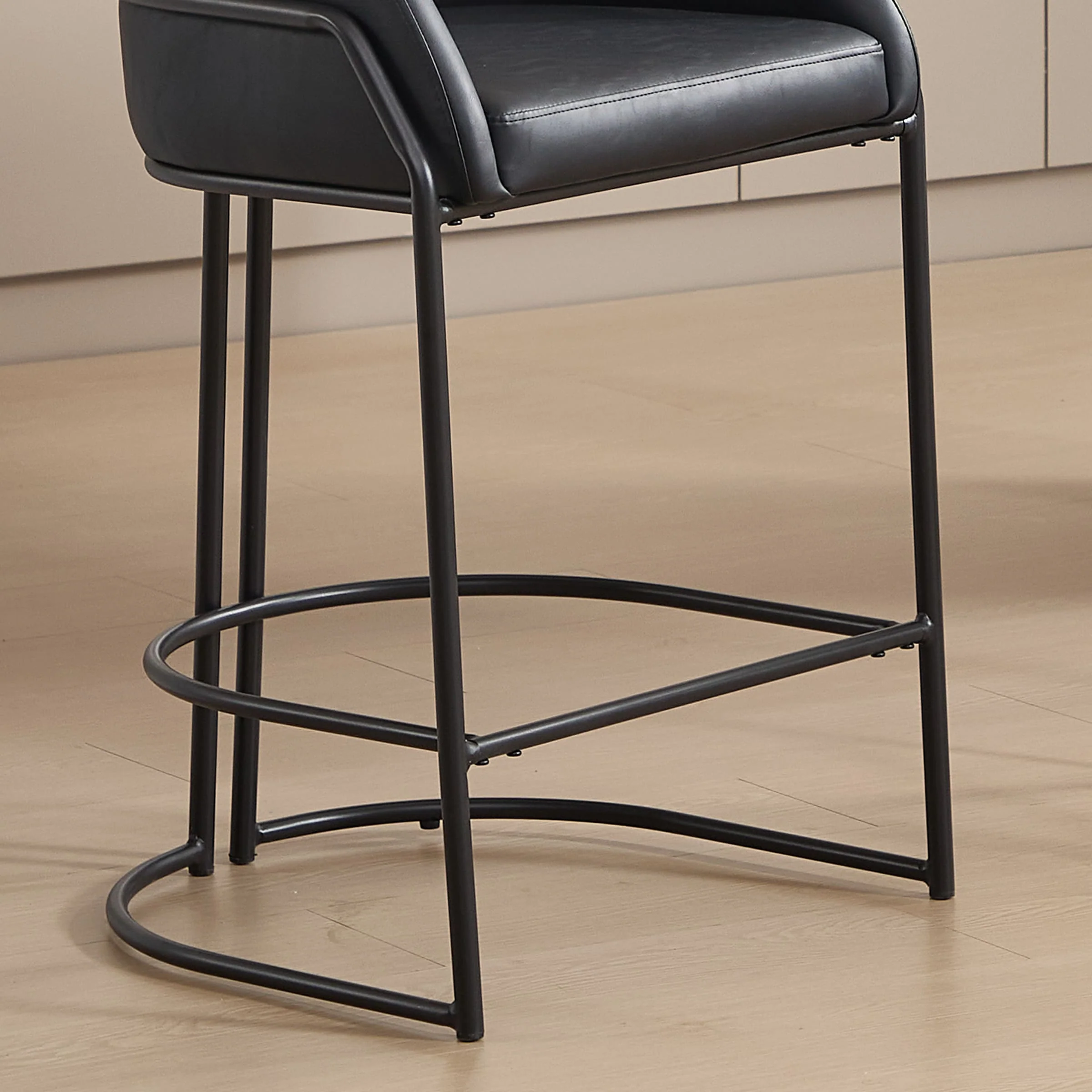 26"H Industrial Barrel Counter Stools Set of 2 - 24613CS - Image 16