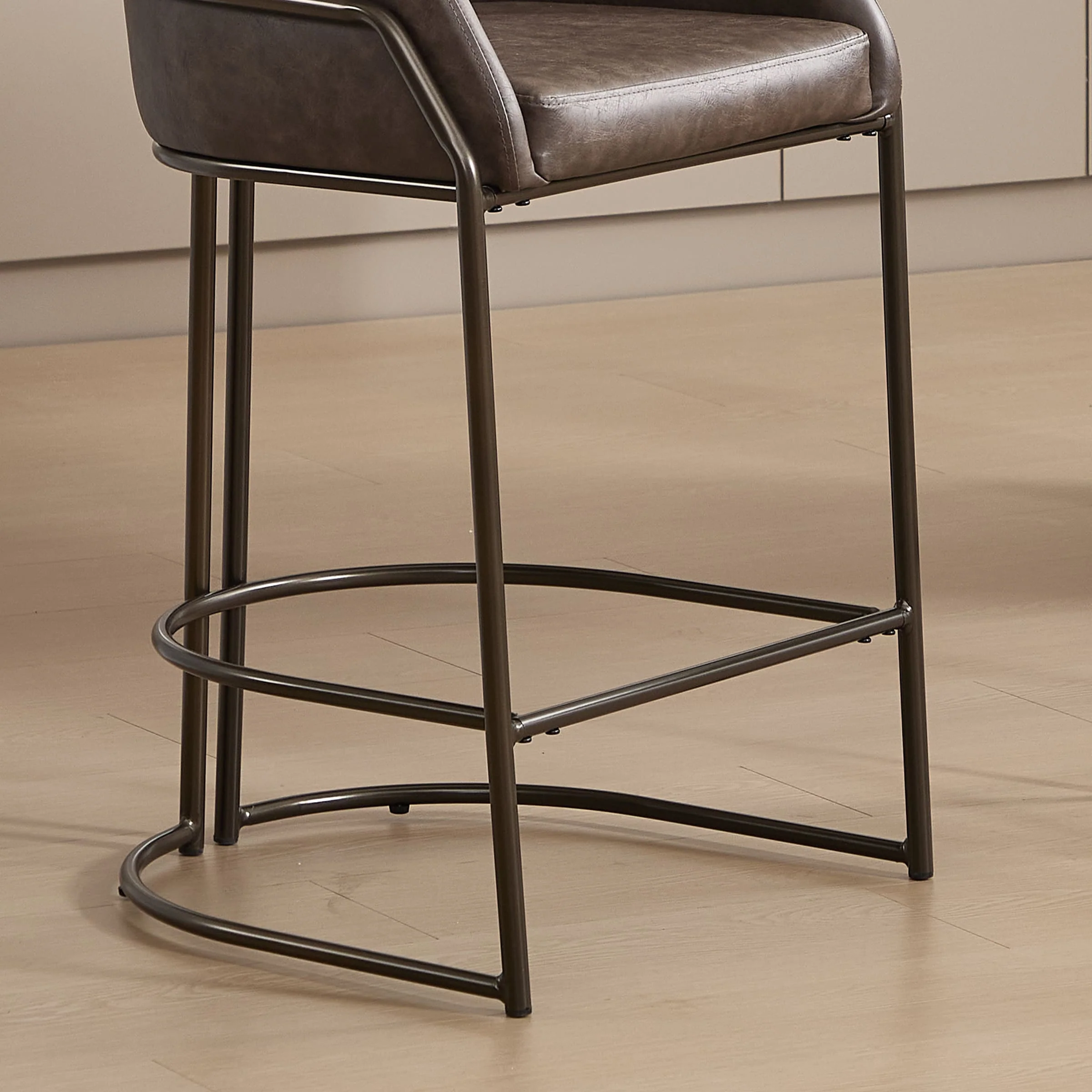 26"H Industrial Barrel Counter Stools Set of 2 - 24613CS - Image 9