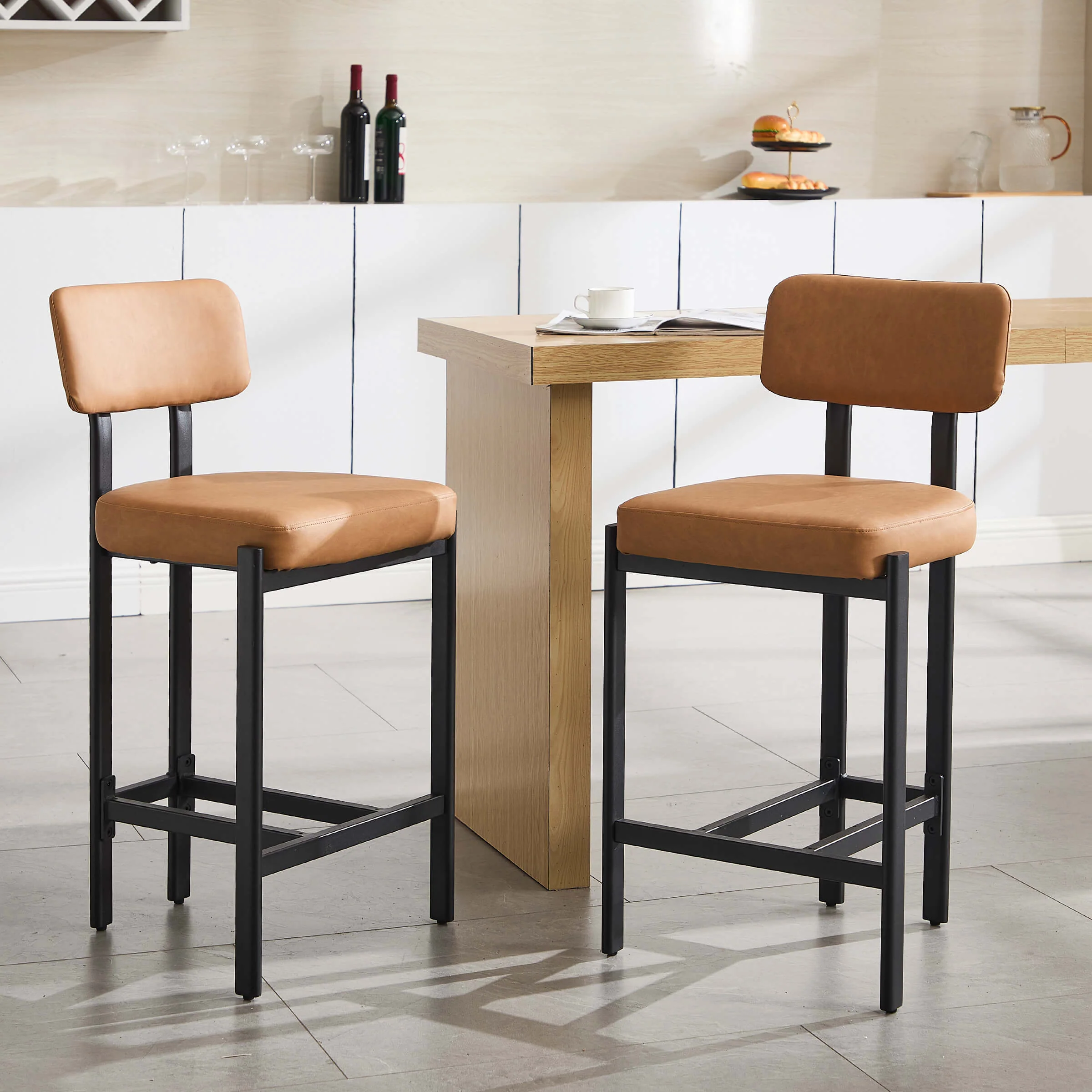 26"H Lucas Metal Counter Stools Set of 2 - 24807CS - Image 11