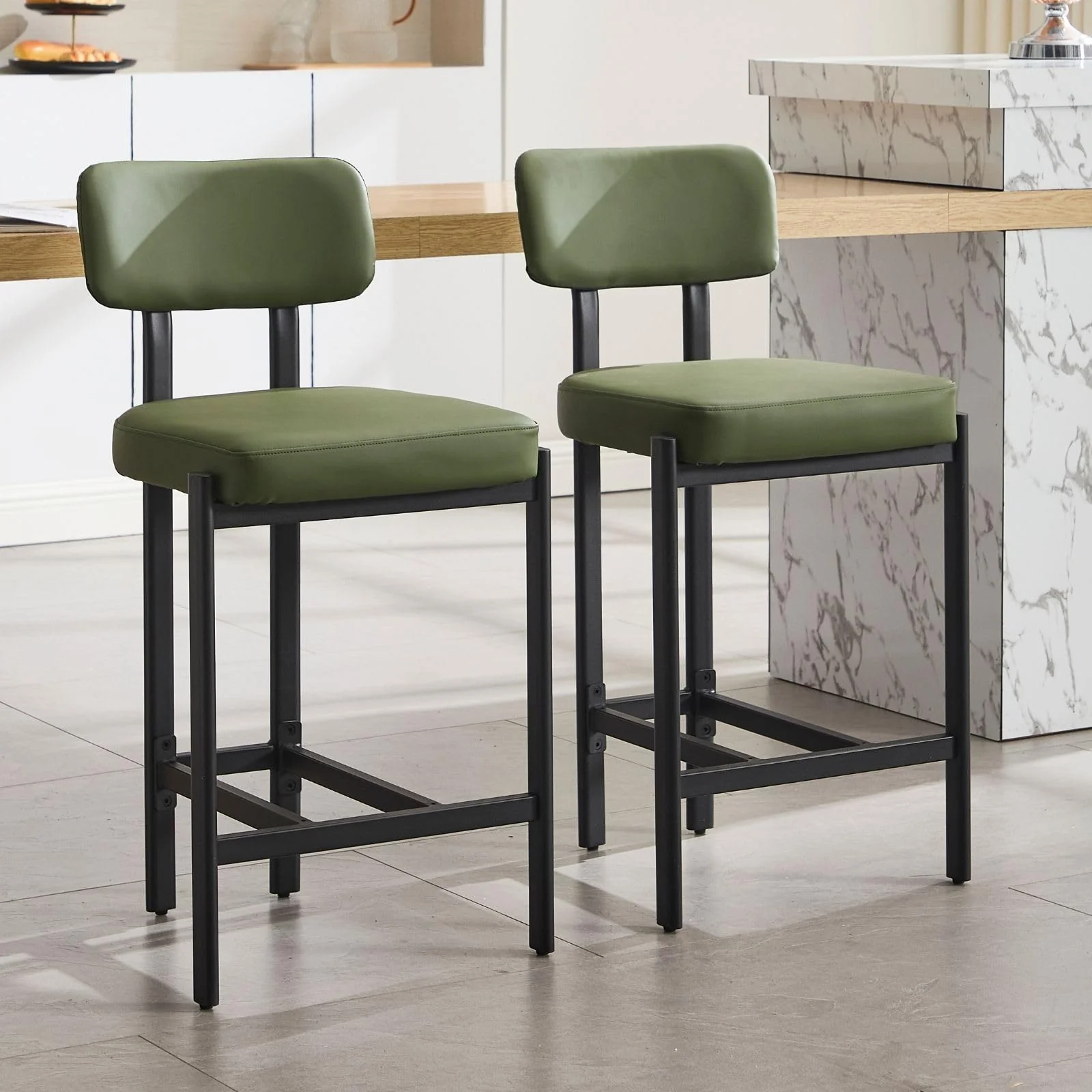 26"H Lucas Metal Counter Stools Set of 2 - 24807CS - Image 2