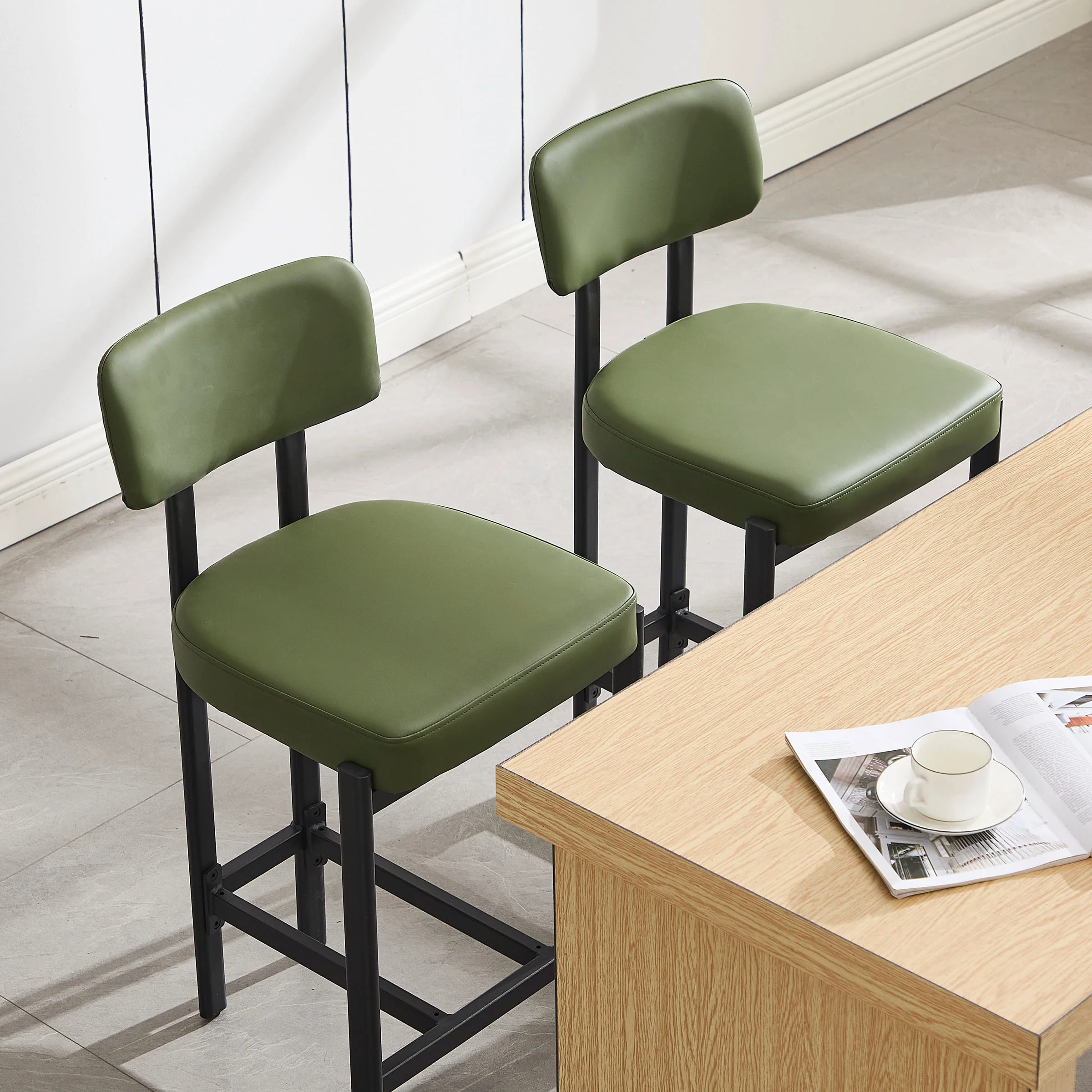 26"H Lucas Metal Counter Stools Set of 2 - 24807CS - Image 5