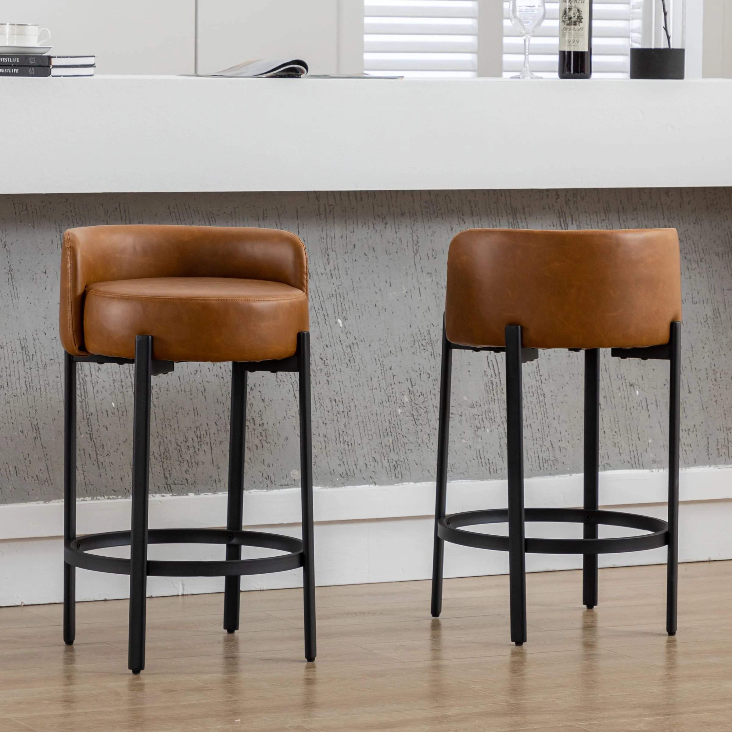26"H Low Back Counter Stools Set of 2 - 5108CS - Image 10