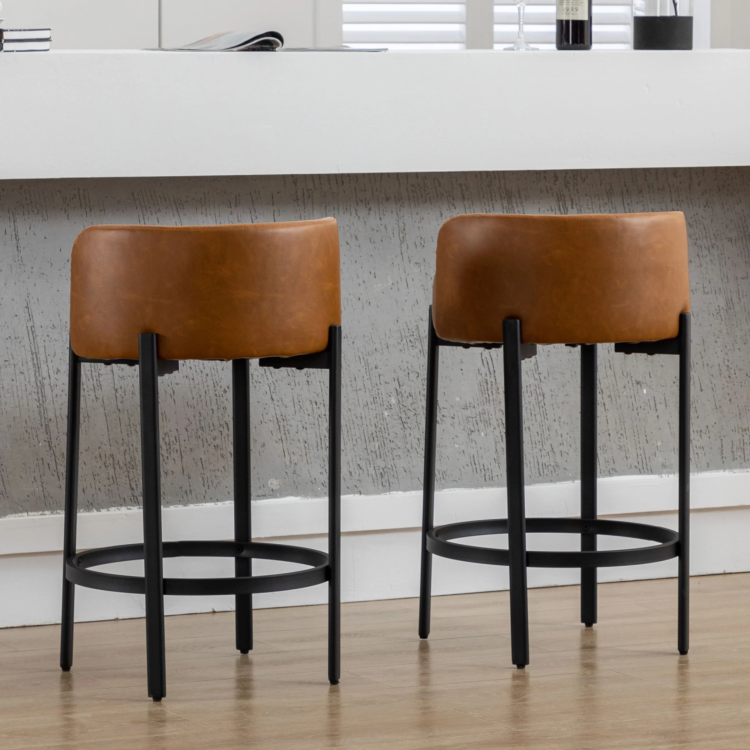 26"H Low Back Counter Stools Set of 2 - 5108CS - Image 11