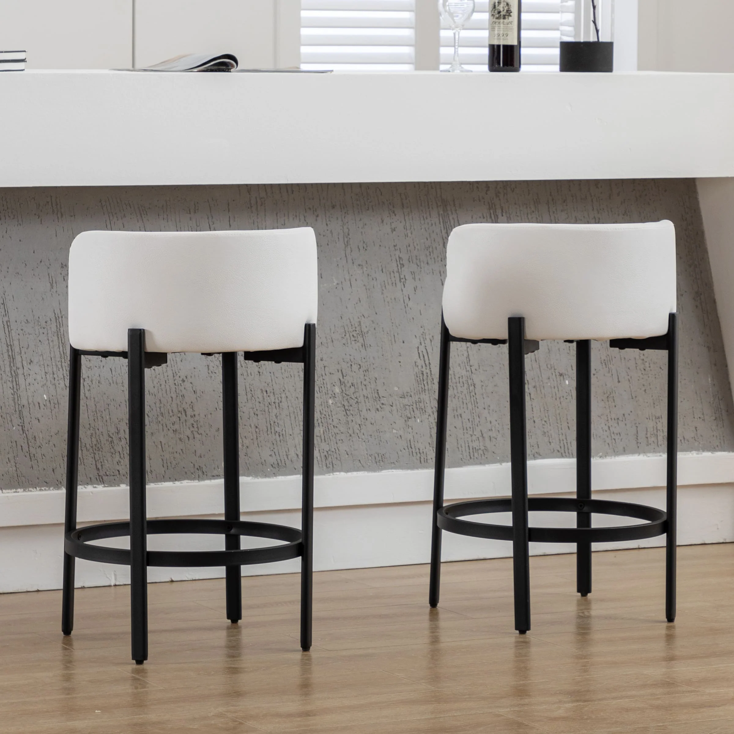 26"H Low Back Counter Stools Set of 2 - 5108CS - Image 3