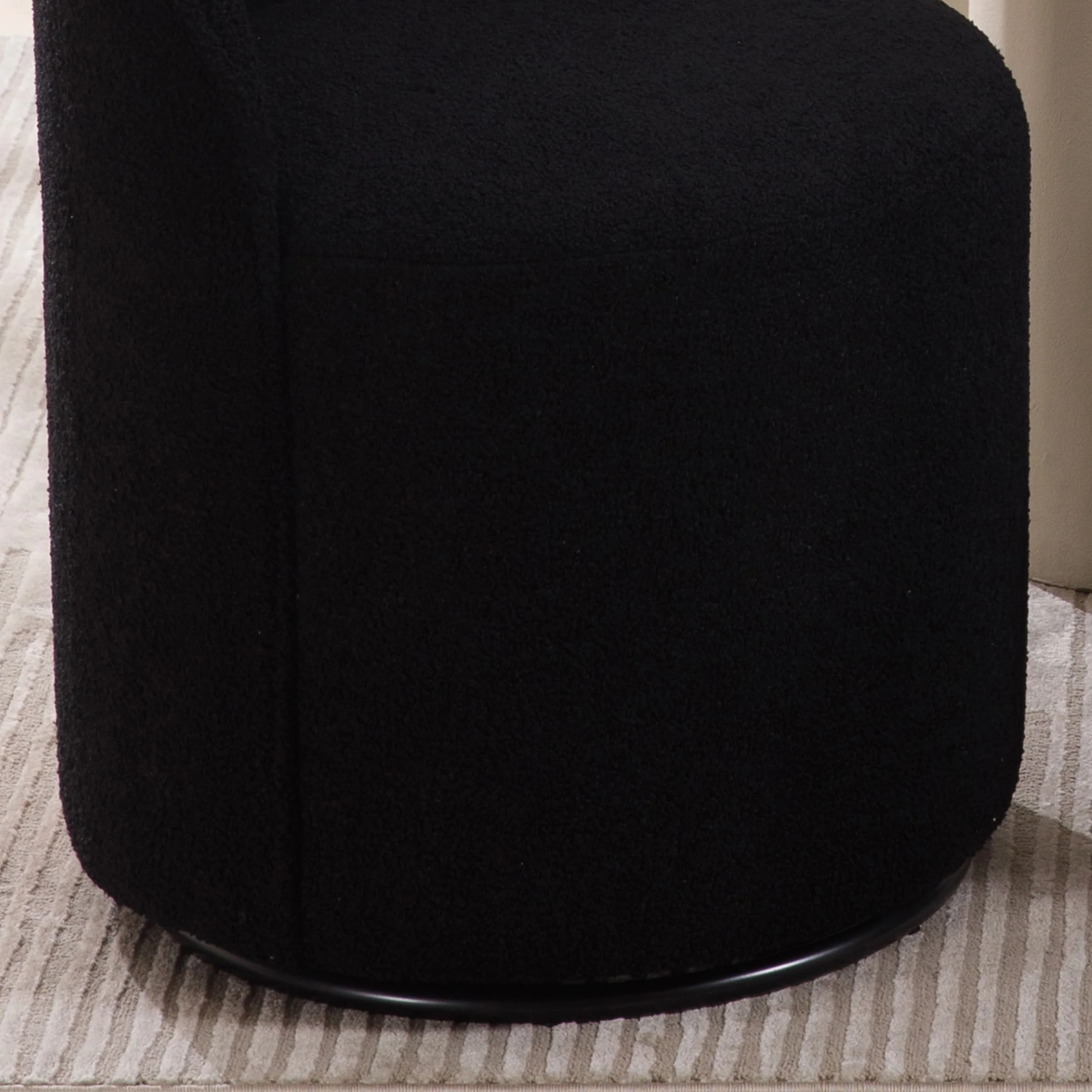 Swivel Upholstered Barrel Dining Chair 1PCS - X299DC - Image 23