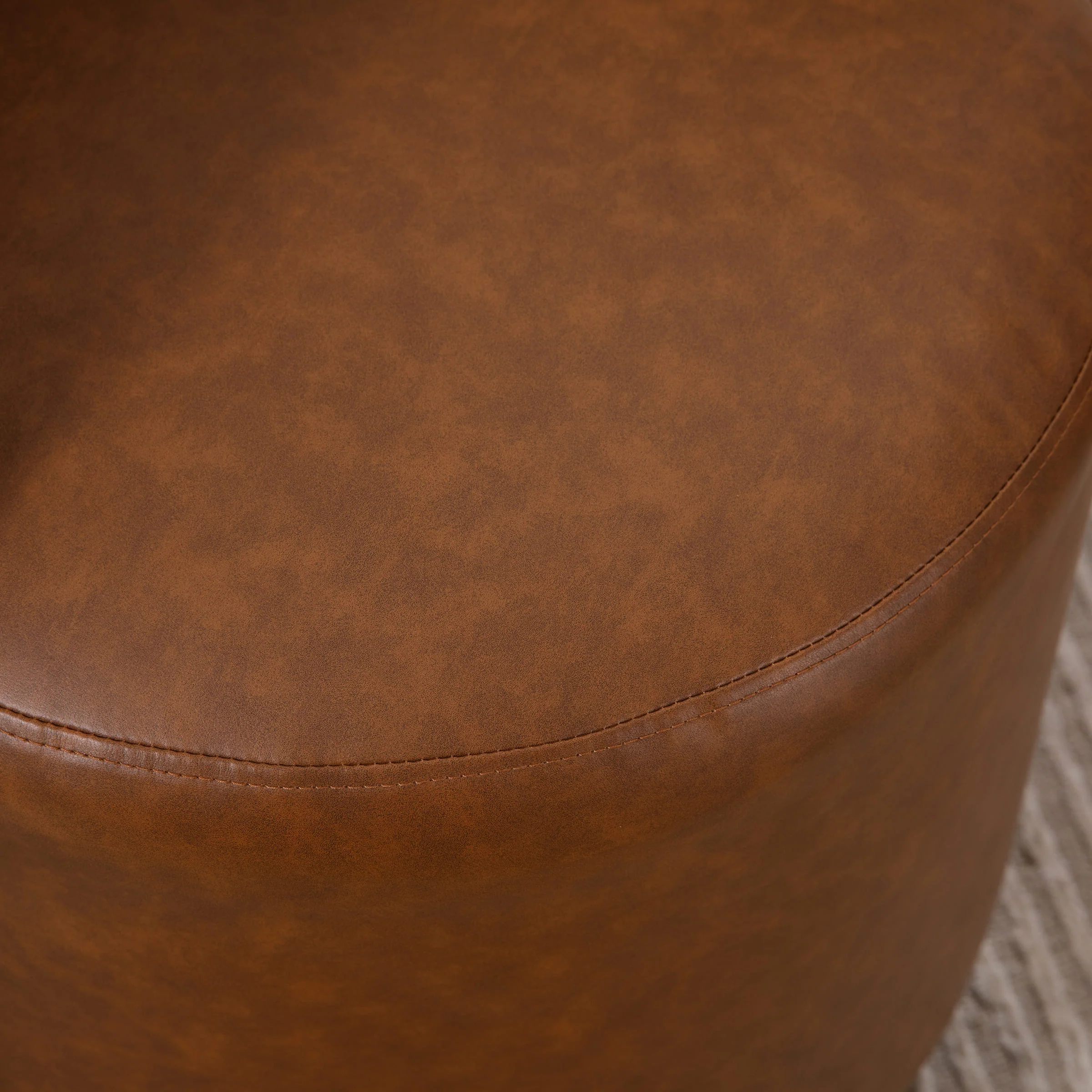Swivel Upholstered Barrel Dining Chair 1PCS - X299DC - Image 5