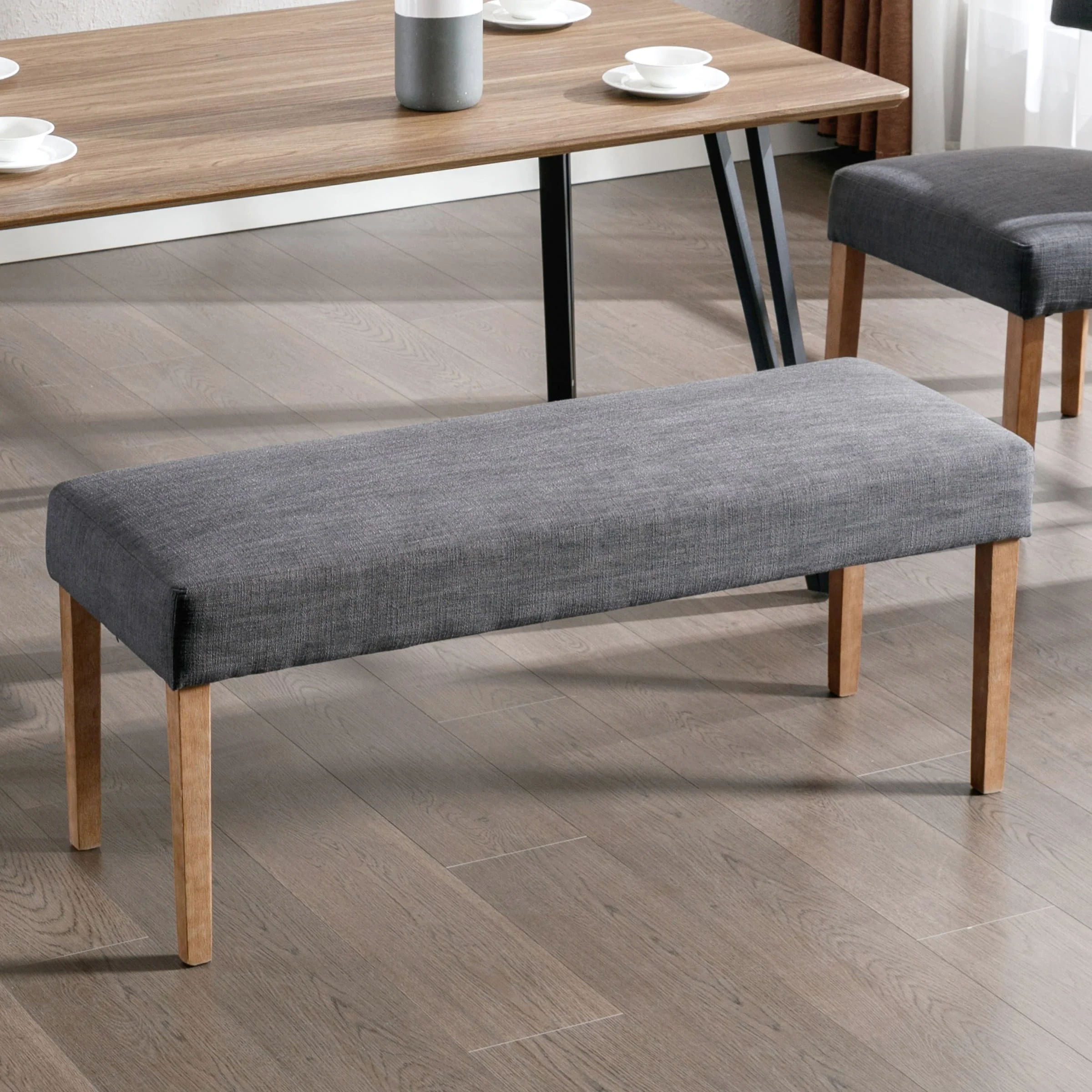 44.5" W Farmhouse Padded Entryway Bench - 2586BH - Image 14