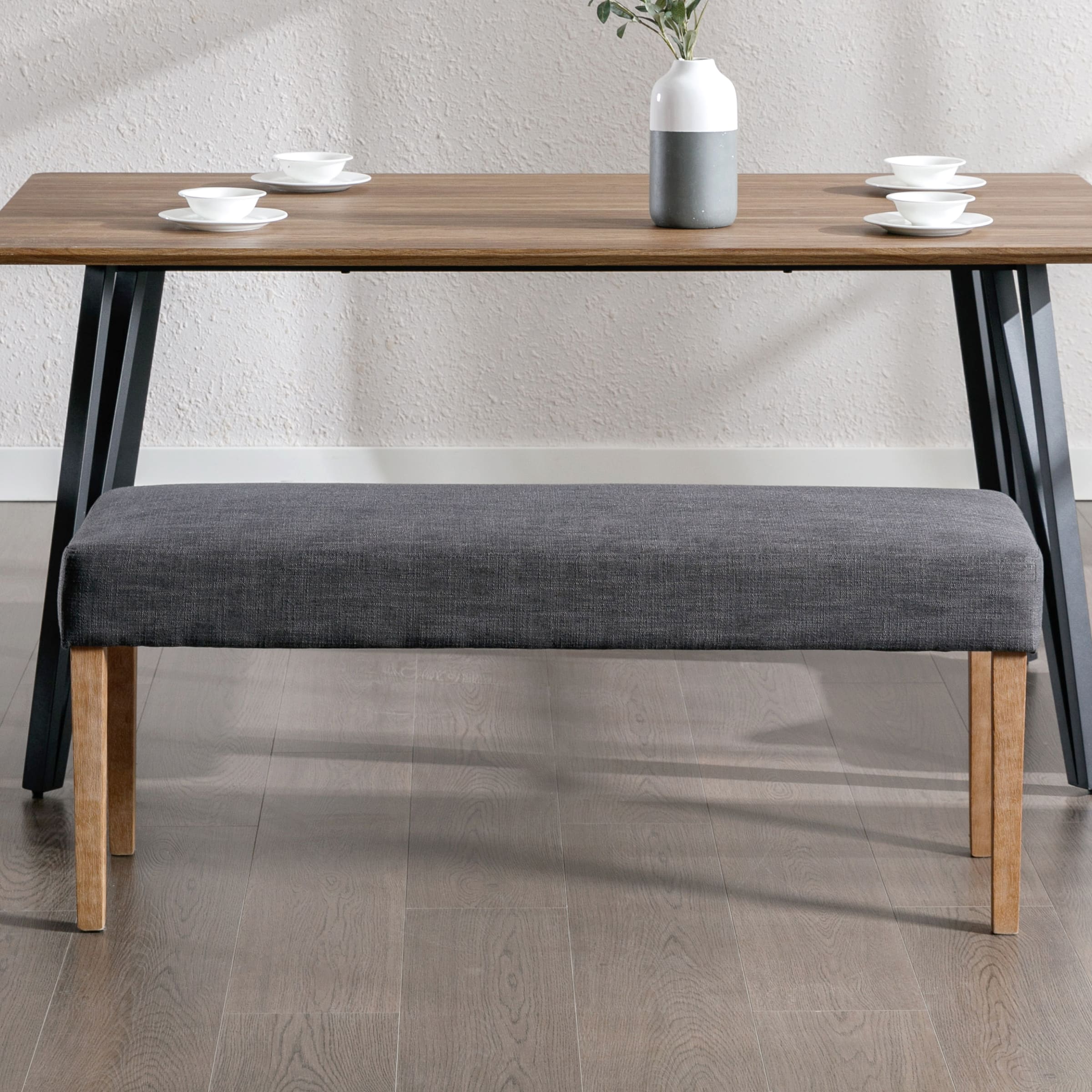 44.5" W Farmhouse Padded Entryway Bench - 2586BH - Image 15