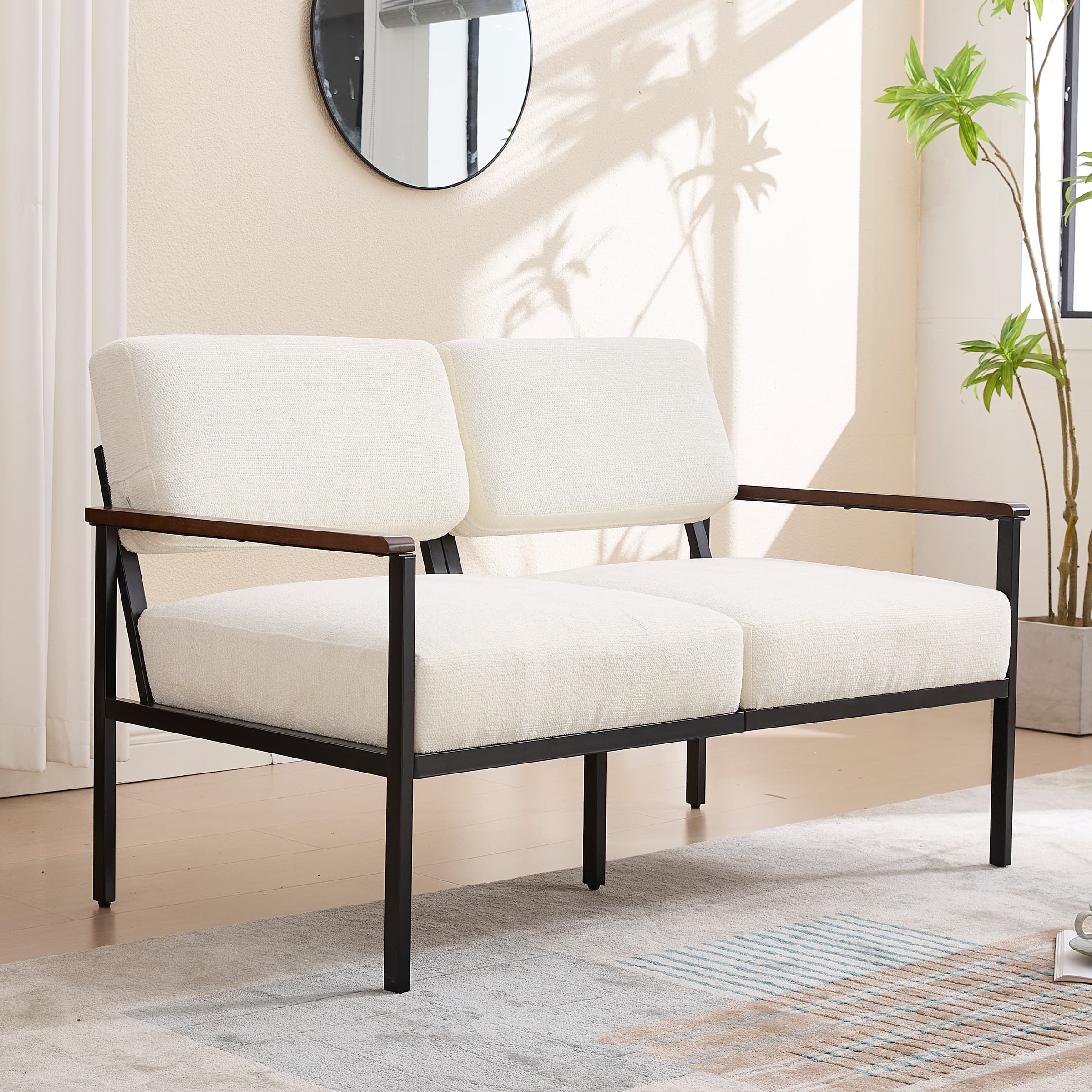 52"W Upholstered Loveseat Sofa - 3792SF - Image 3