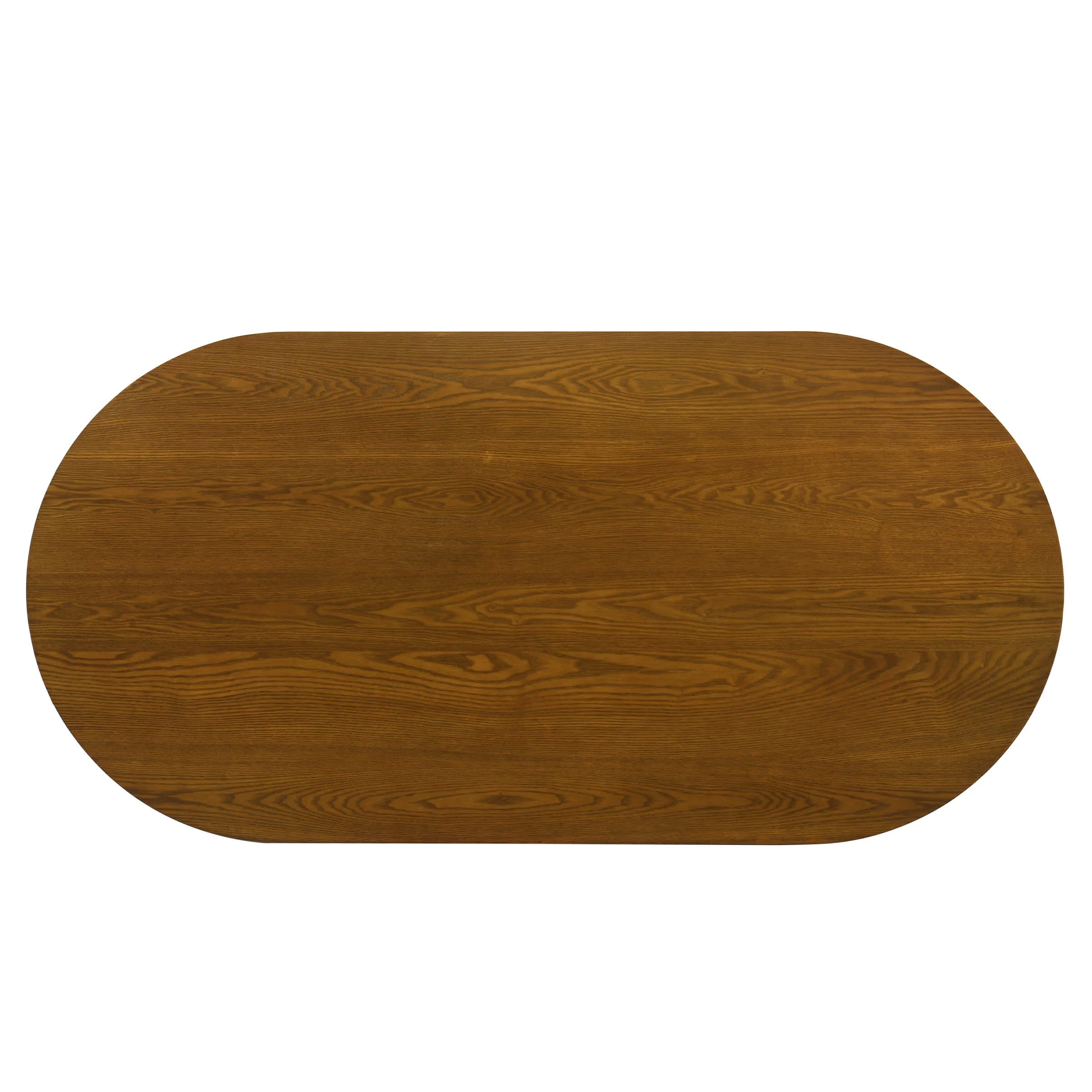 63"L Solid Wood Walnut Oval Dining Table - 00074DT - Image 7