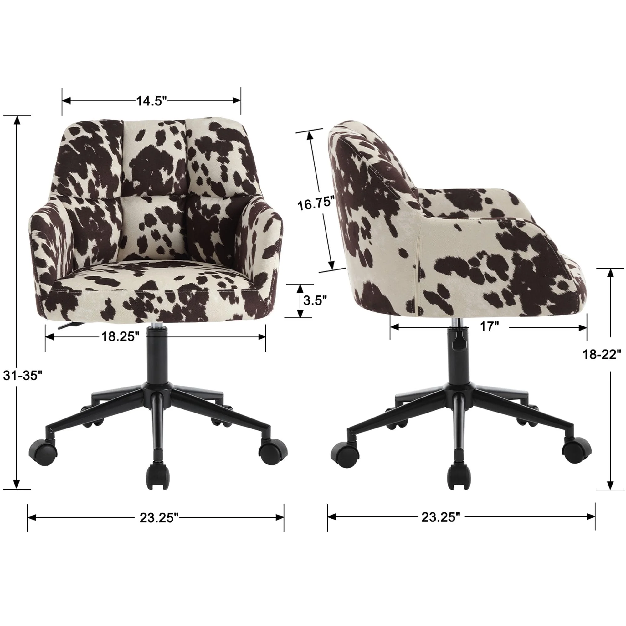 Adjustable Tufted Office Chair 1 PCS - X178OC - Image 19