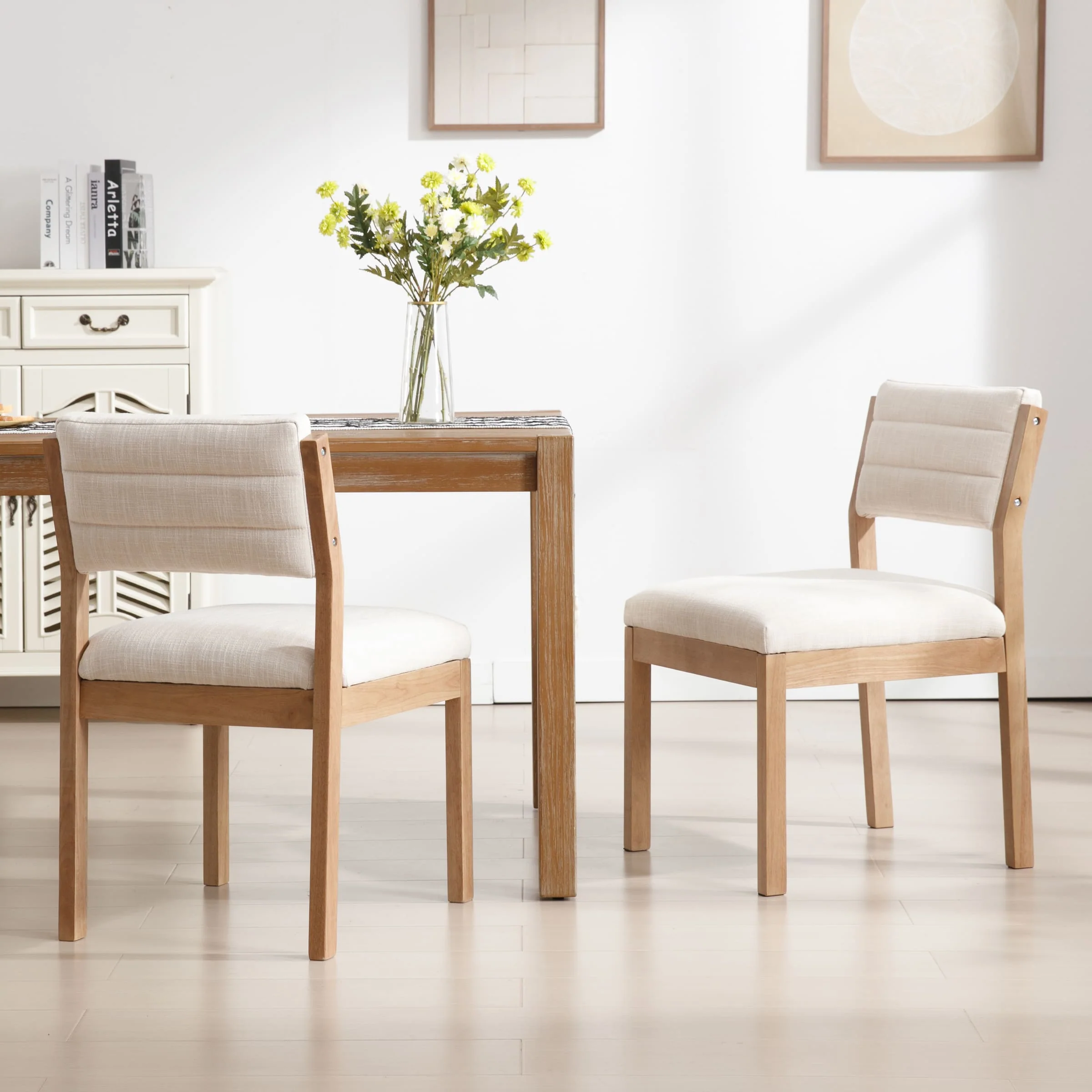Channel-Tufted Back Dining Chairs Set of 2 - 1997DC - Image 10