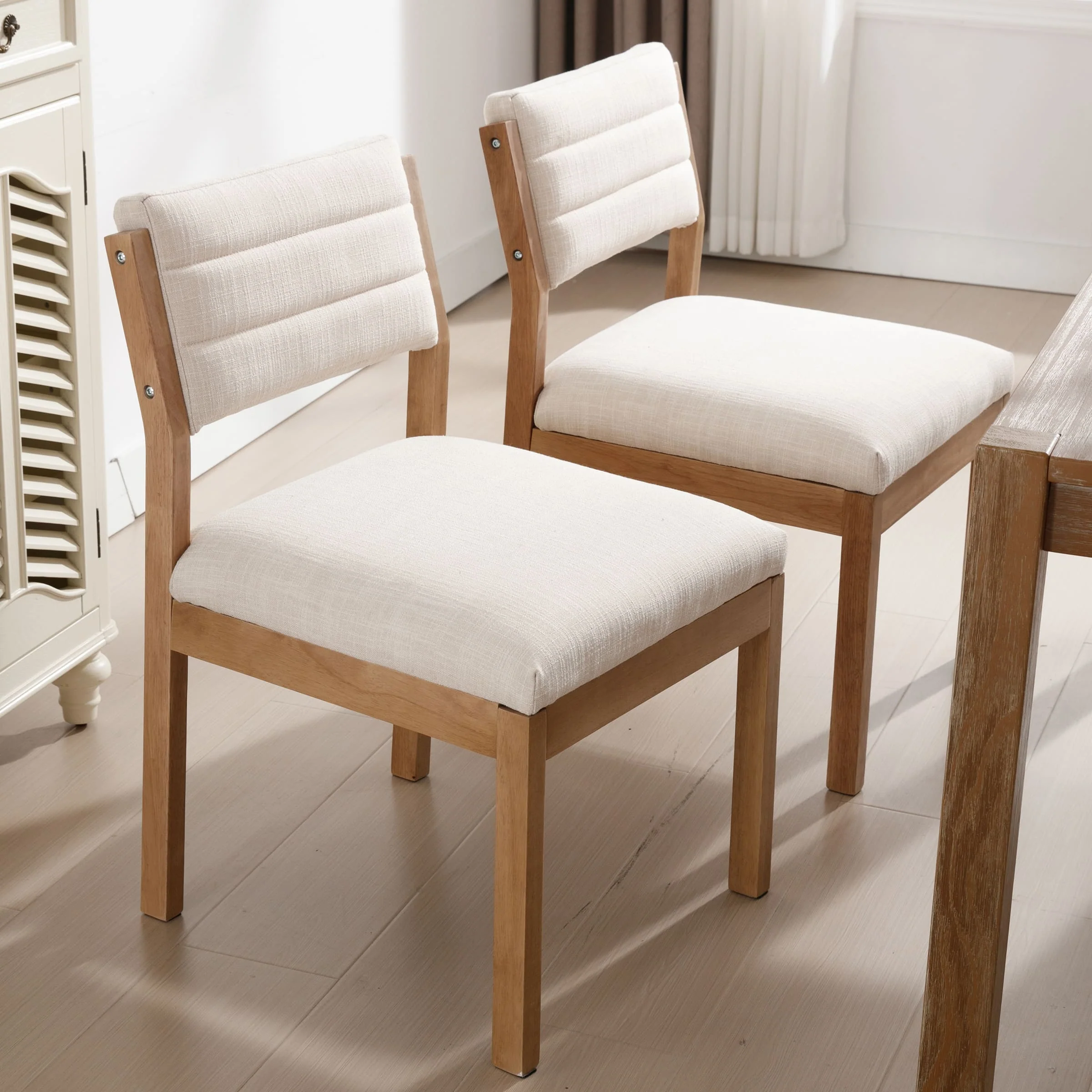 Channel-Tufted Back Dining Chairs Set of 2 - 1997DC - Image 11