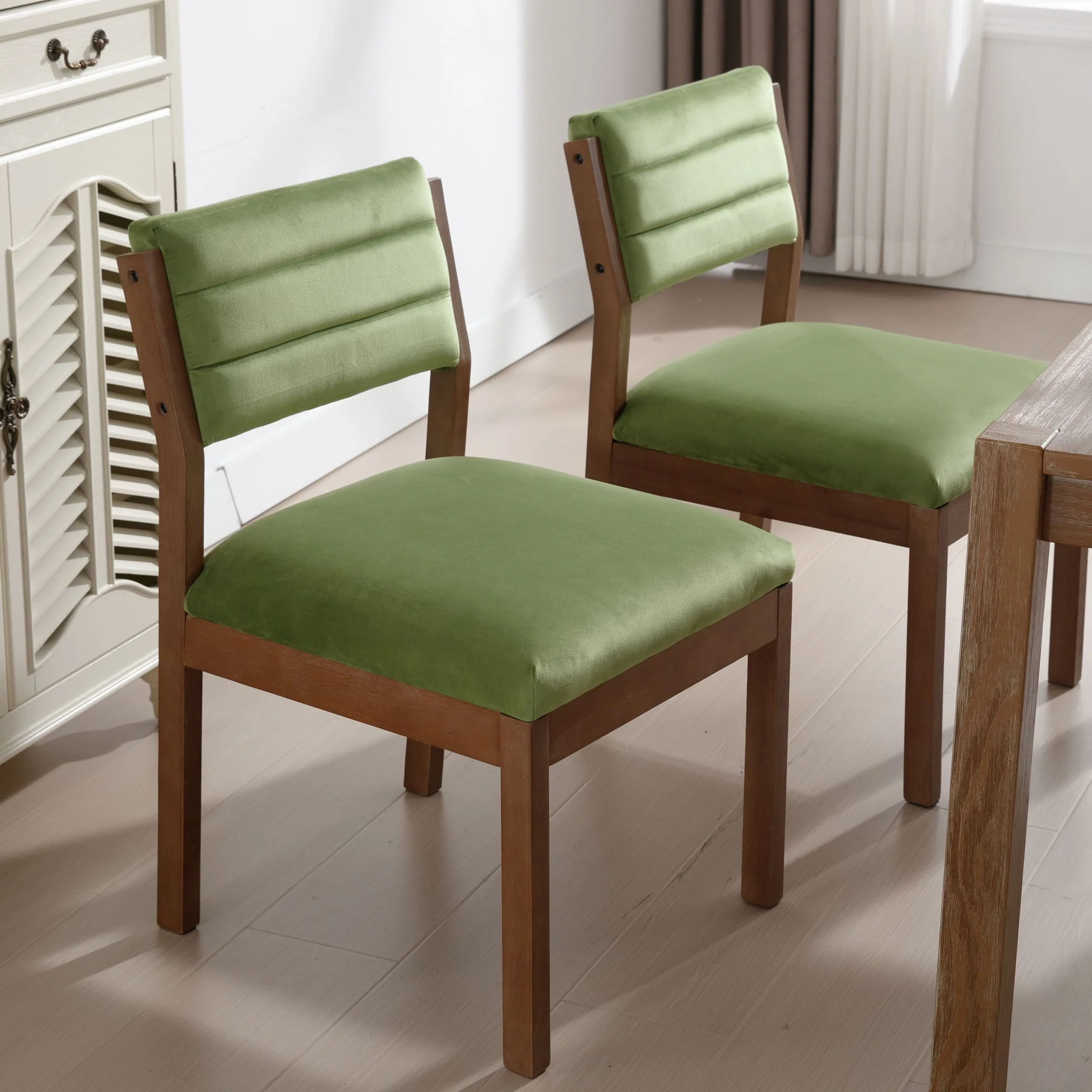 Channel-Tufted Back Dining Chairs Set of 2 - 1997DC - Image 3