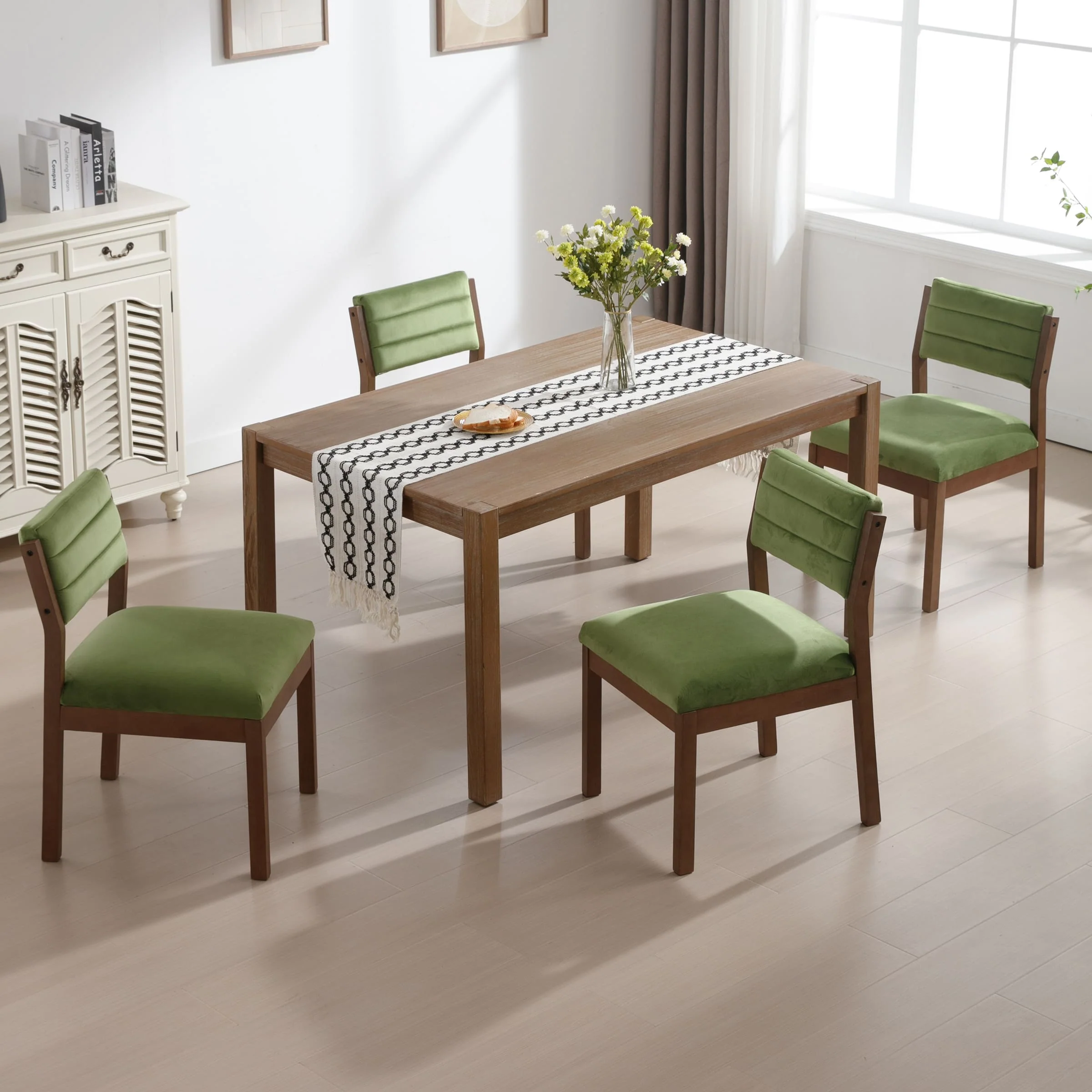 Channel-Tufted Back Dining Chairs Set of 2 - 1997DC - Image 4
