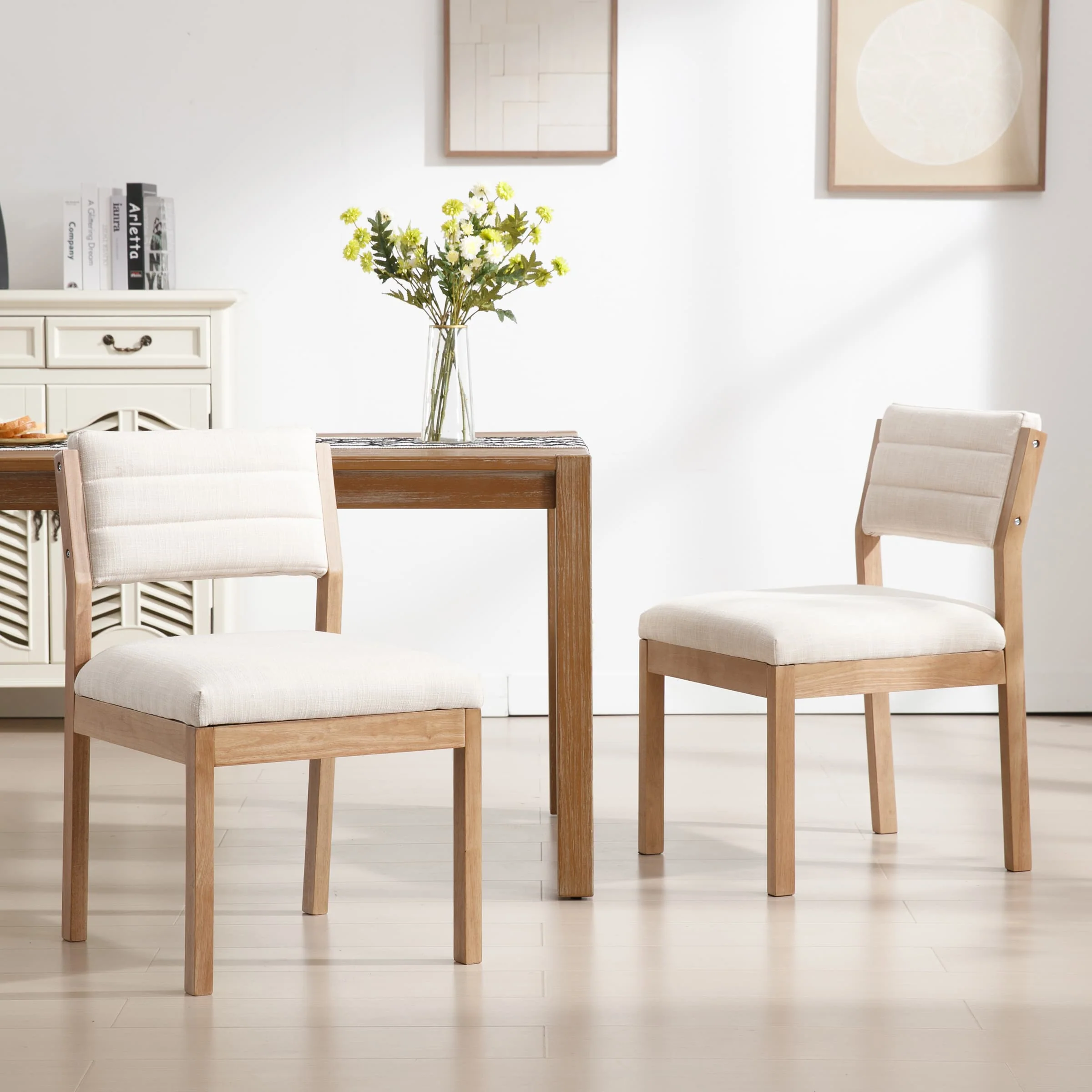 Channel-Tufted Back Dining Chairs Set of 2 - 1997DC - Image 9