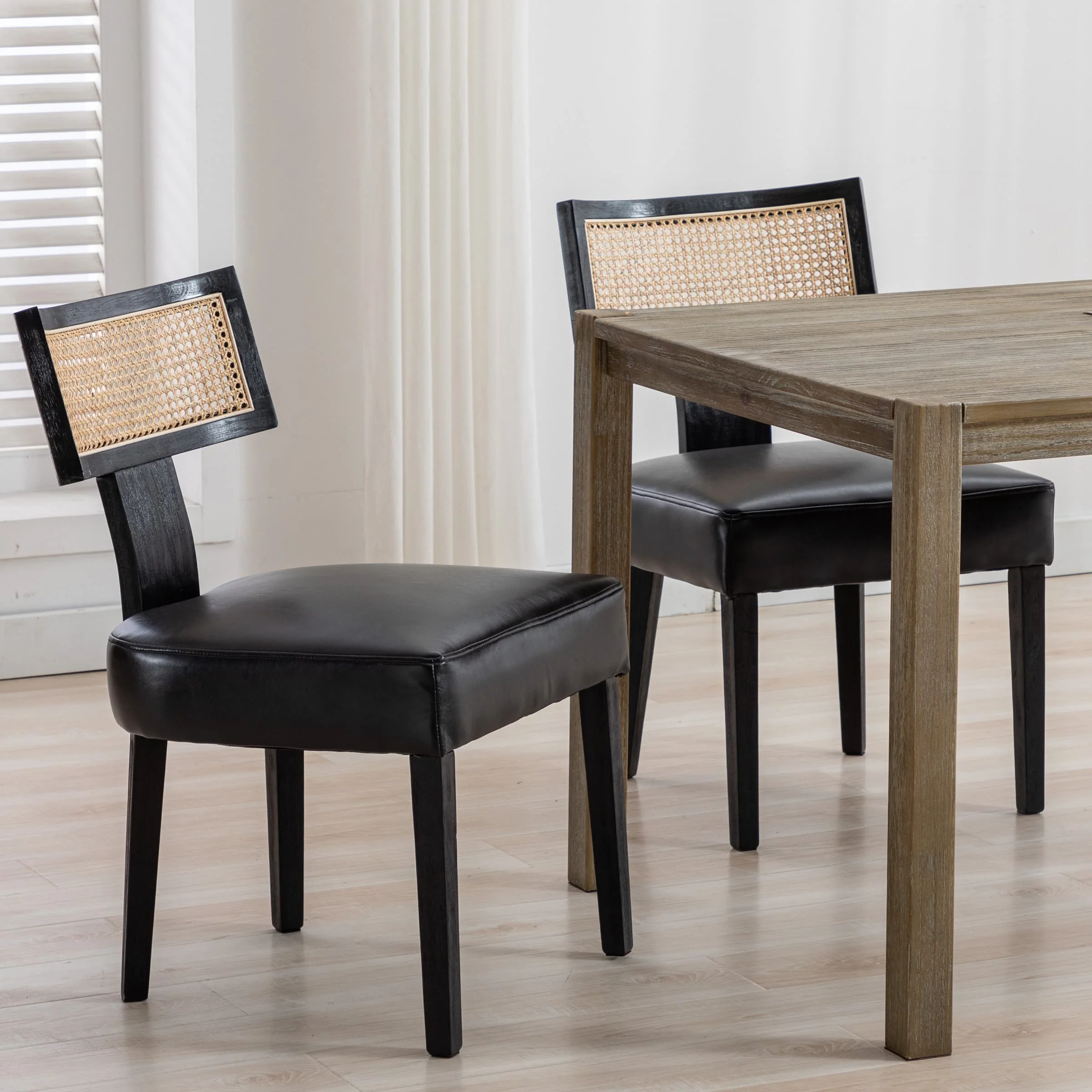 Classic Curved Open Back Dining Chairs Set of 2 - 1670&1917&1918 - Image 20