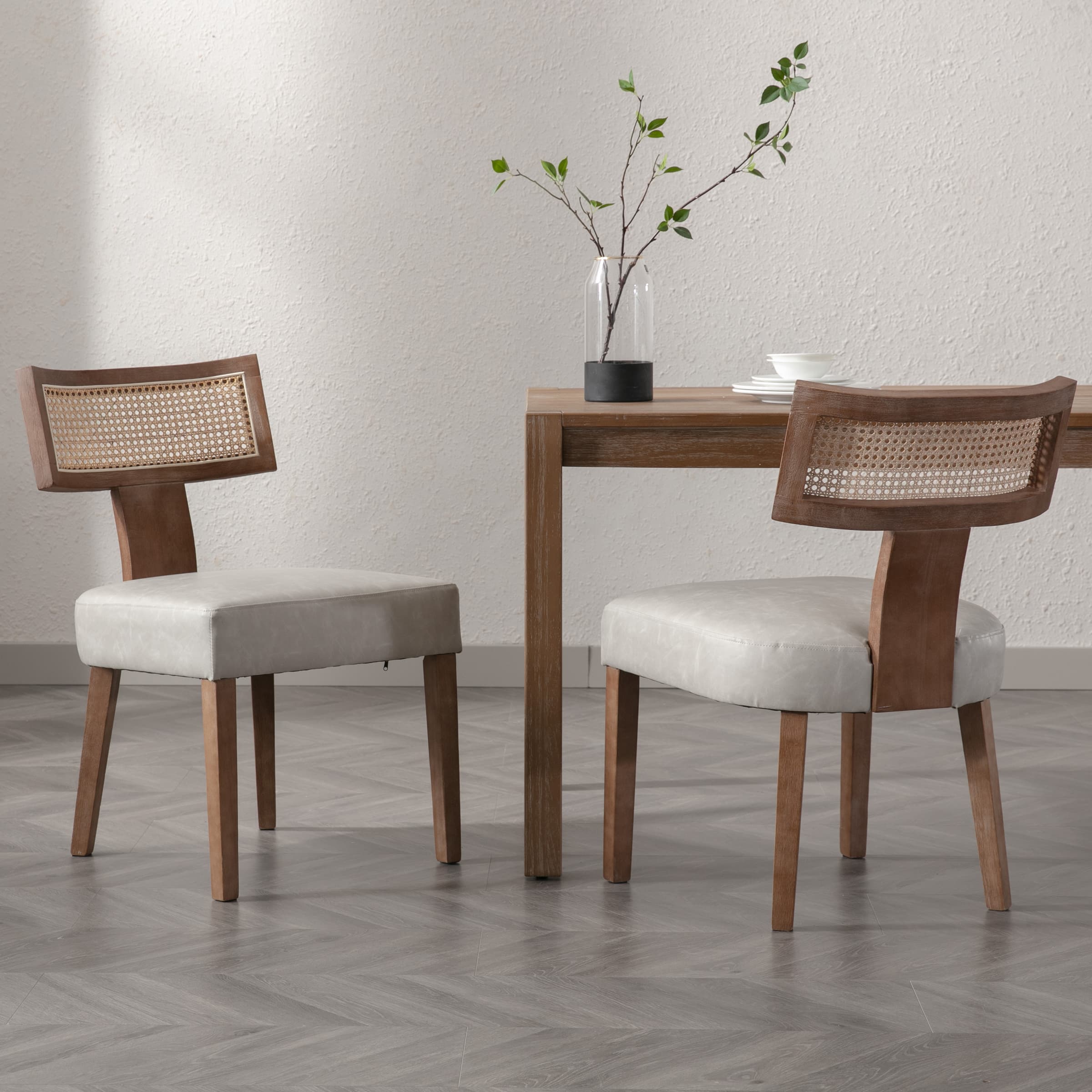 Classic Curved Open Back Dining Chairs Set of 2 - 1670&1917&1918 - Image 33