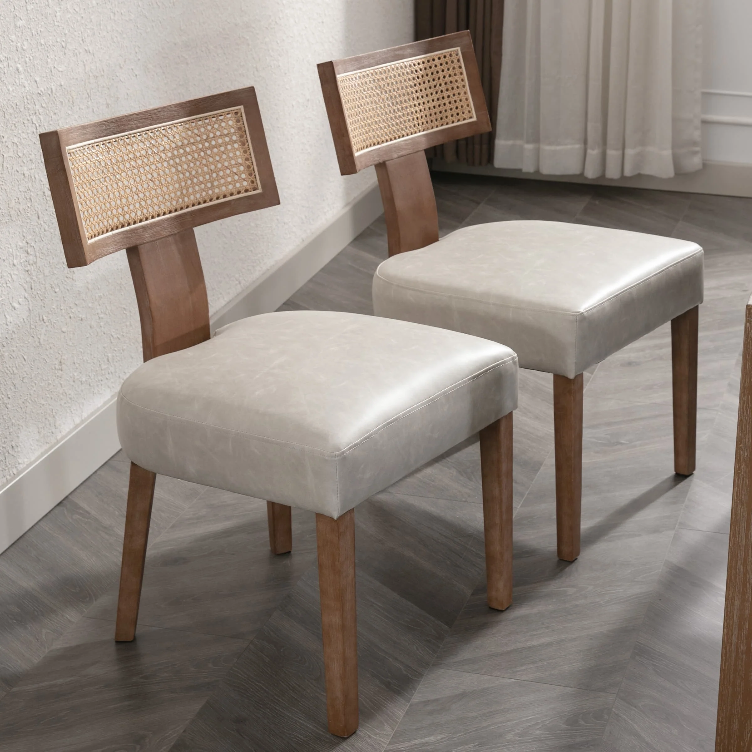 Classic Curved Open Back Dining Chairs Set of 2 - 1670&1917&1918 - Image 34