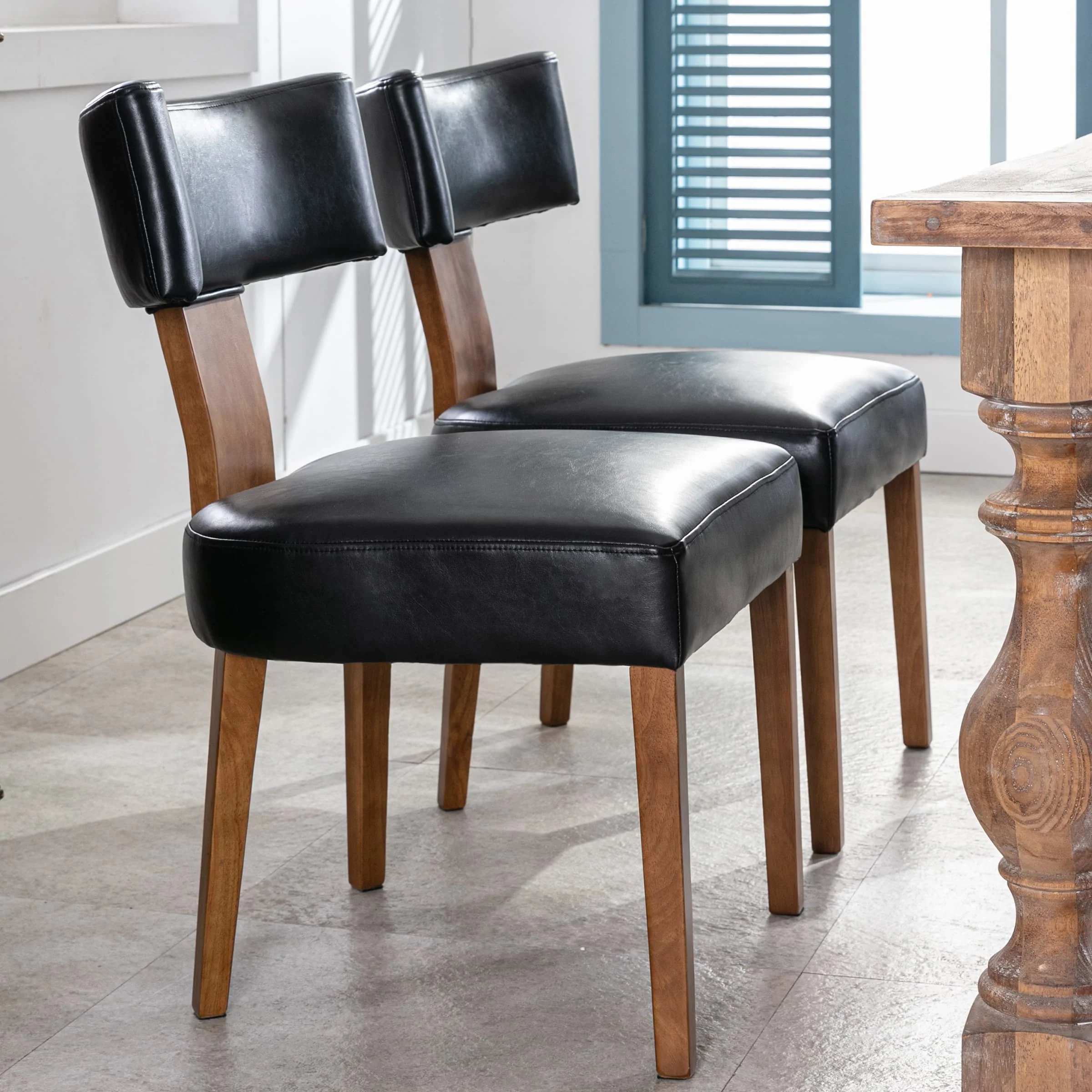 Classic Curved Open Back Dining Chairs Set of 2 - 1670&1917&1918 - Image 42