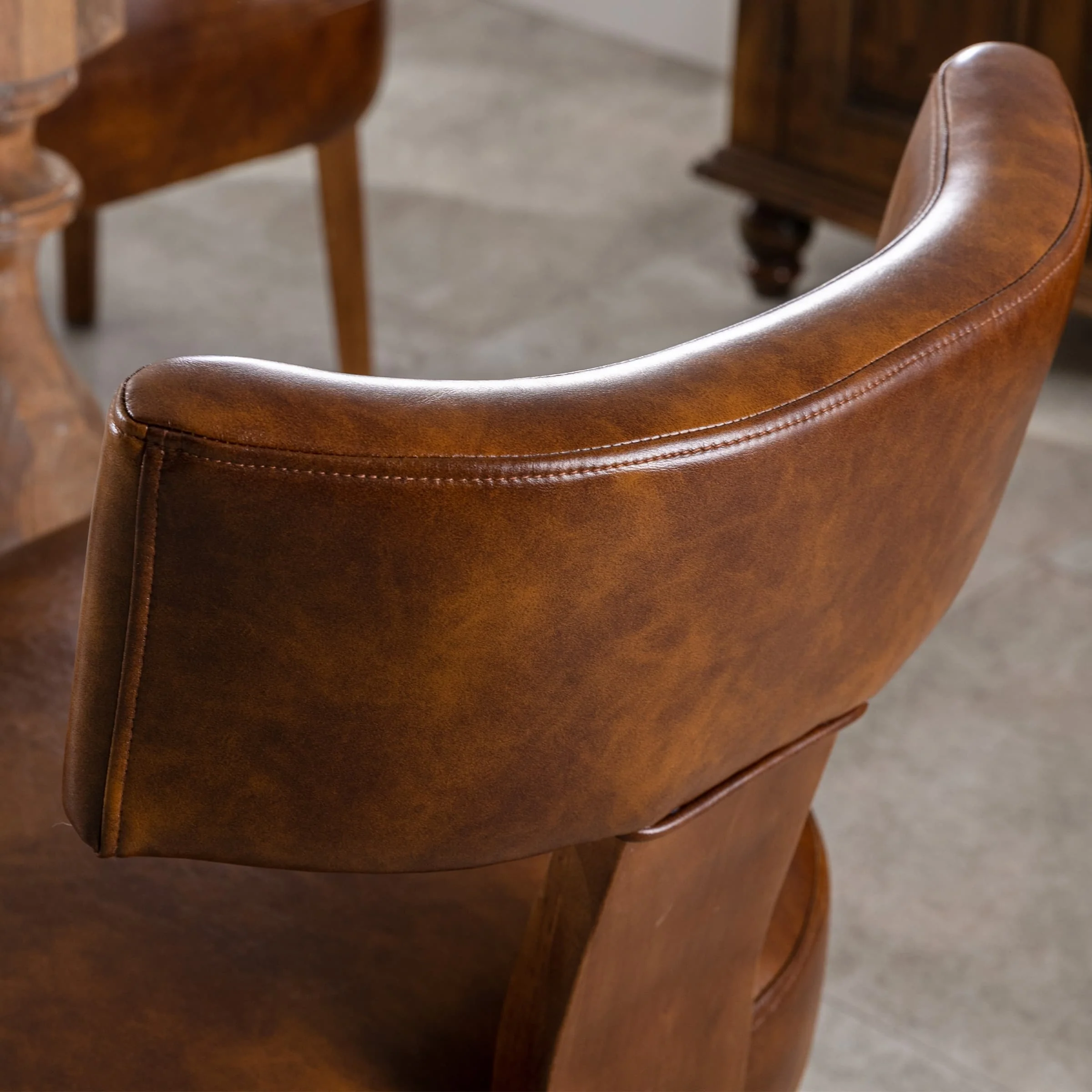 Classic Curved Open Back Dining Chairs Set of 2 - 1670&1917&1918 - Image 53