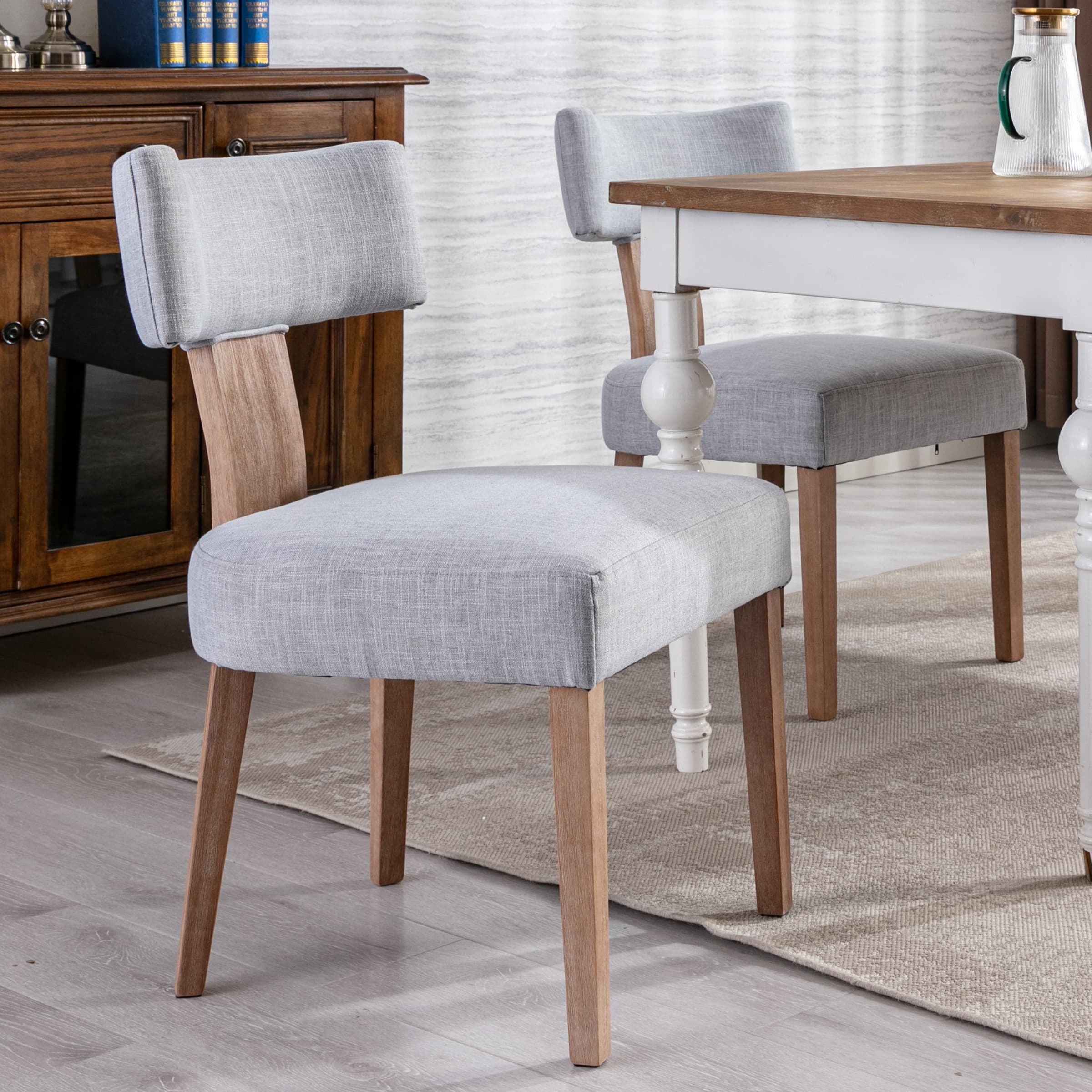 Classic Curved Open Back Dining Chairs Set of 2 - 1670&1917&1918 - Image 74