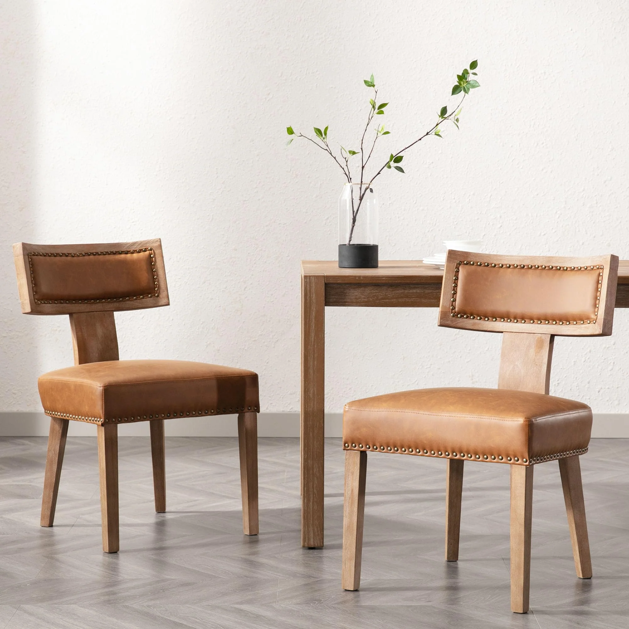 Classic Curved Open Back Dining Chairs Set of 2 - 1670&1917&1918 - Image 78