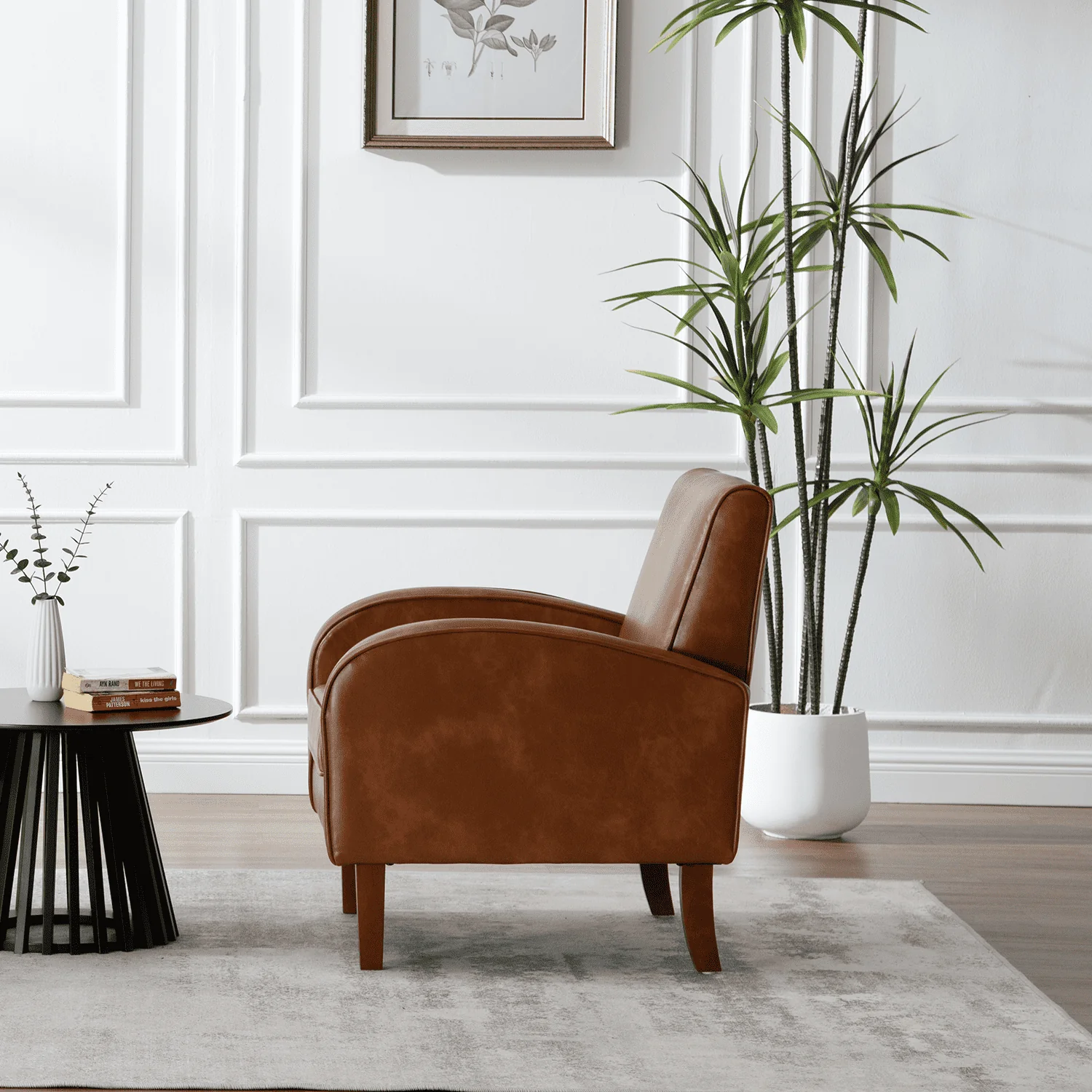 Curve Arms Accent Chair 1 PCS- 8375AC - Image 10