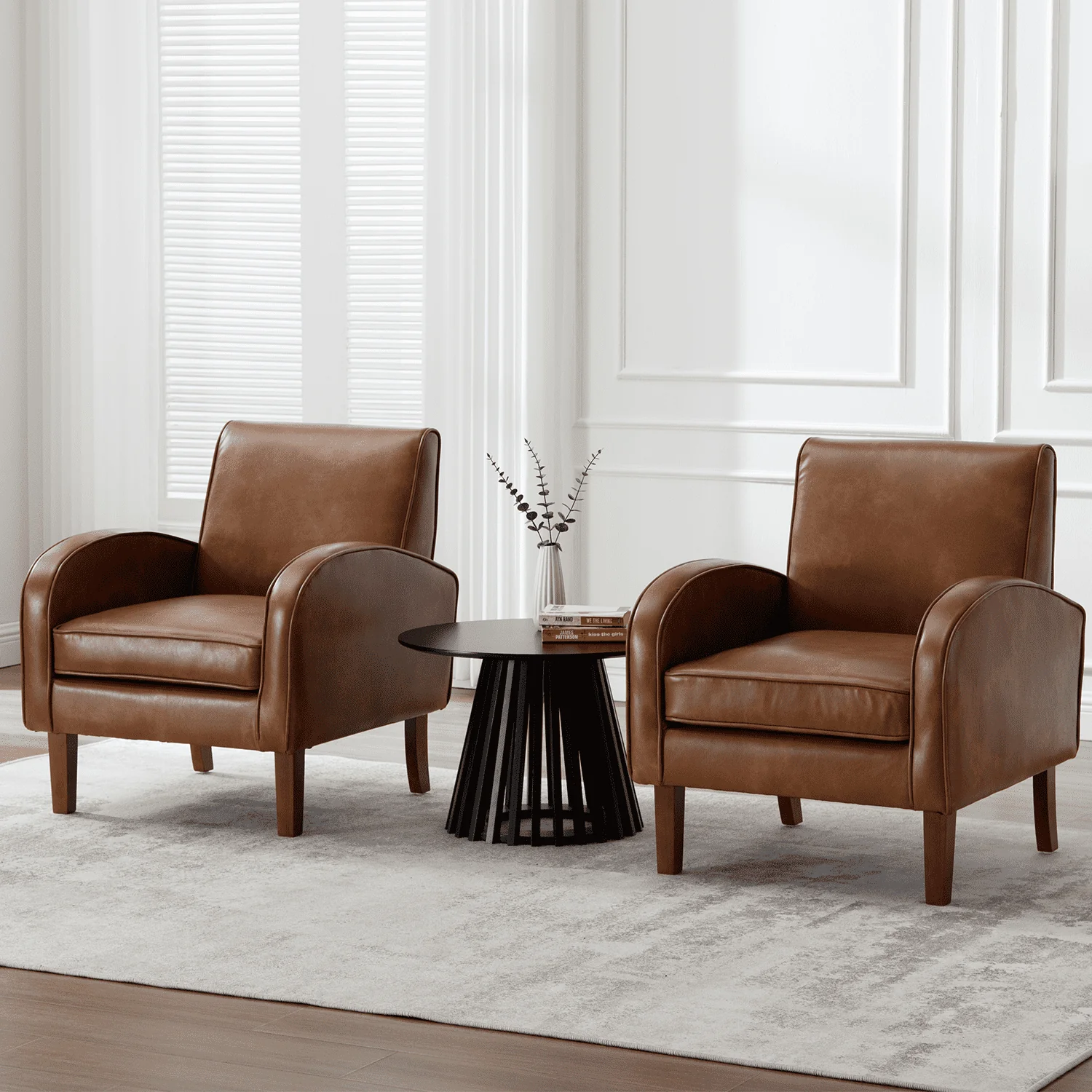 Curve Arms Accent Chair 1 PCS- 8375AC - Image 11