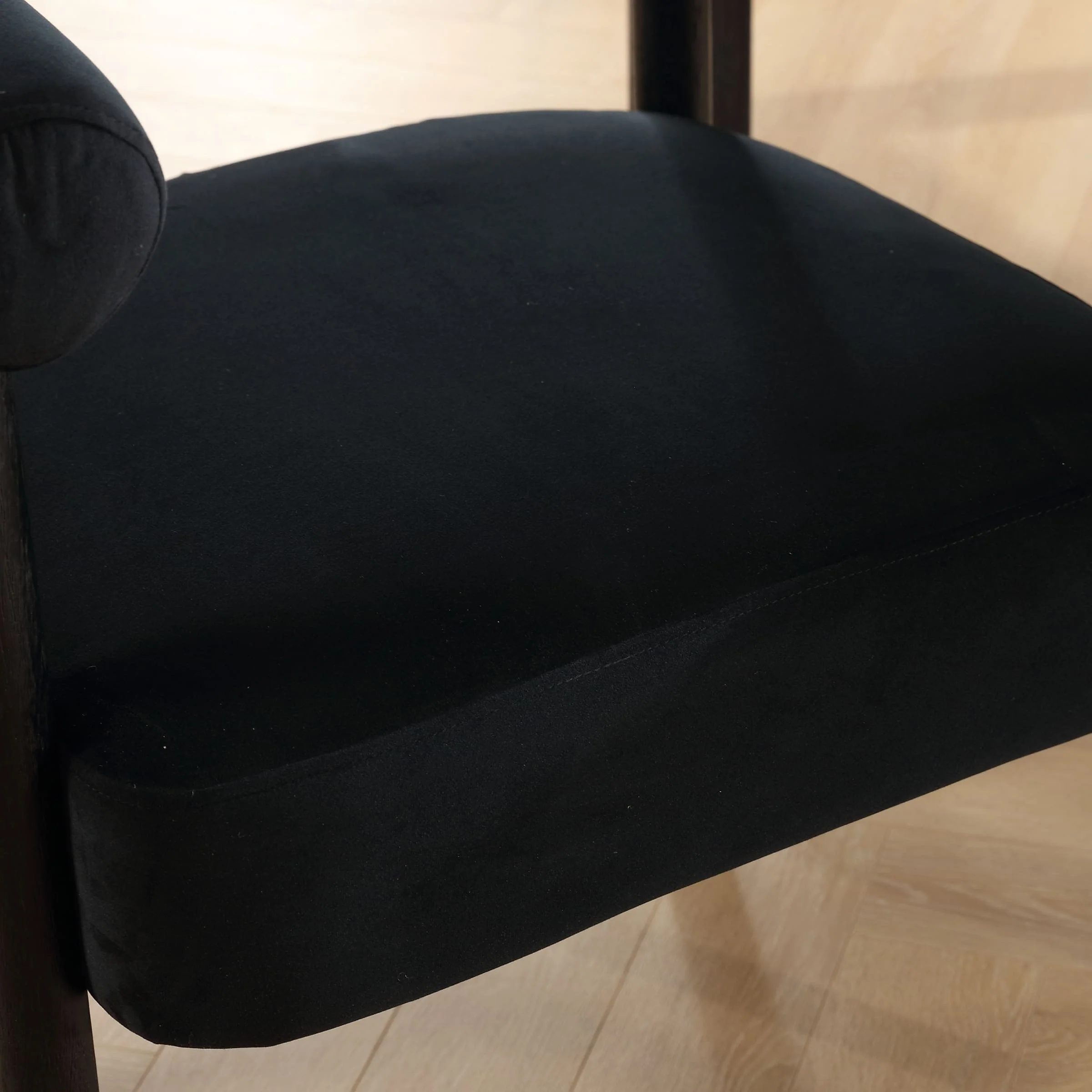 Barrel Open Back Upholstered Dining Chairs Set of 2 - 1930DC - Image 11