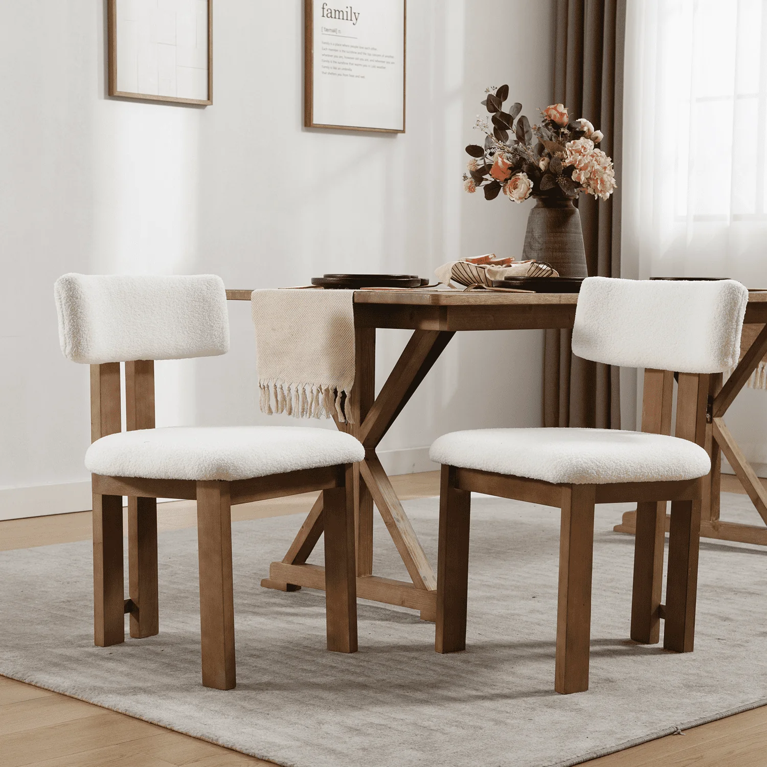 Curve Open Back Dining Chairs Set of 2 - 1936DC - Image 10