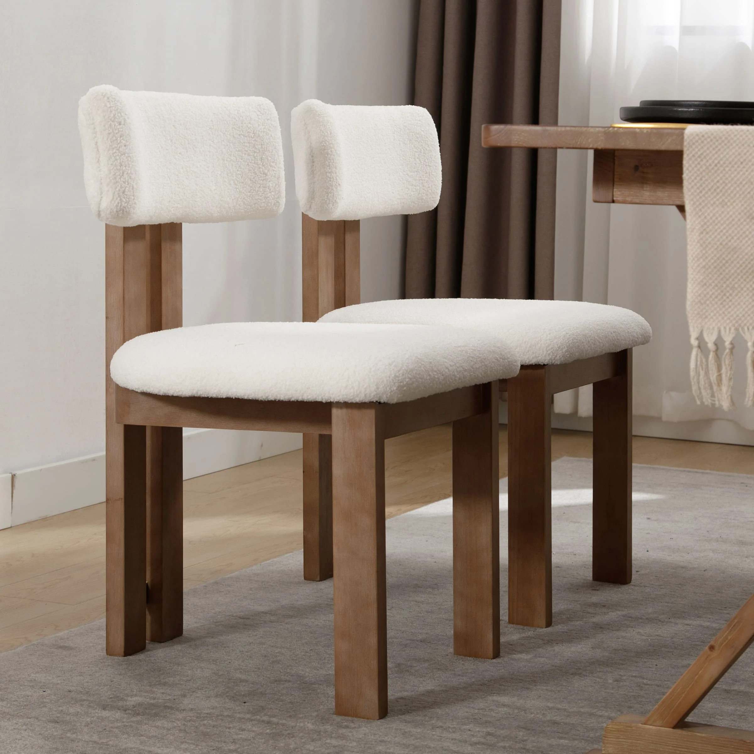 Curve Open Back Dining Chairs Set of 2 - 1936DC - Image 11