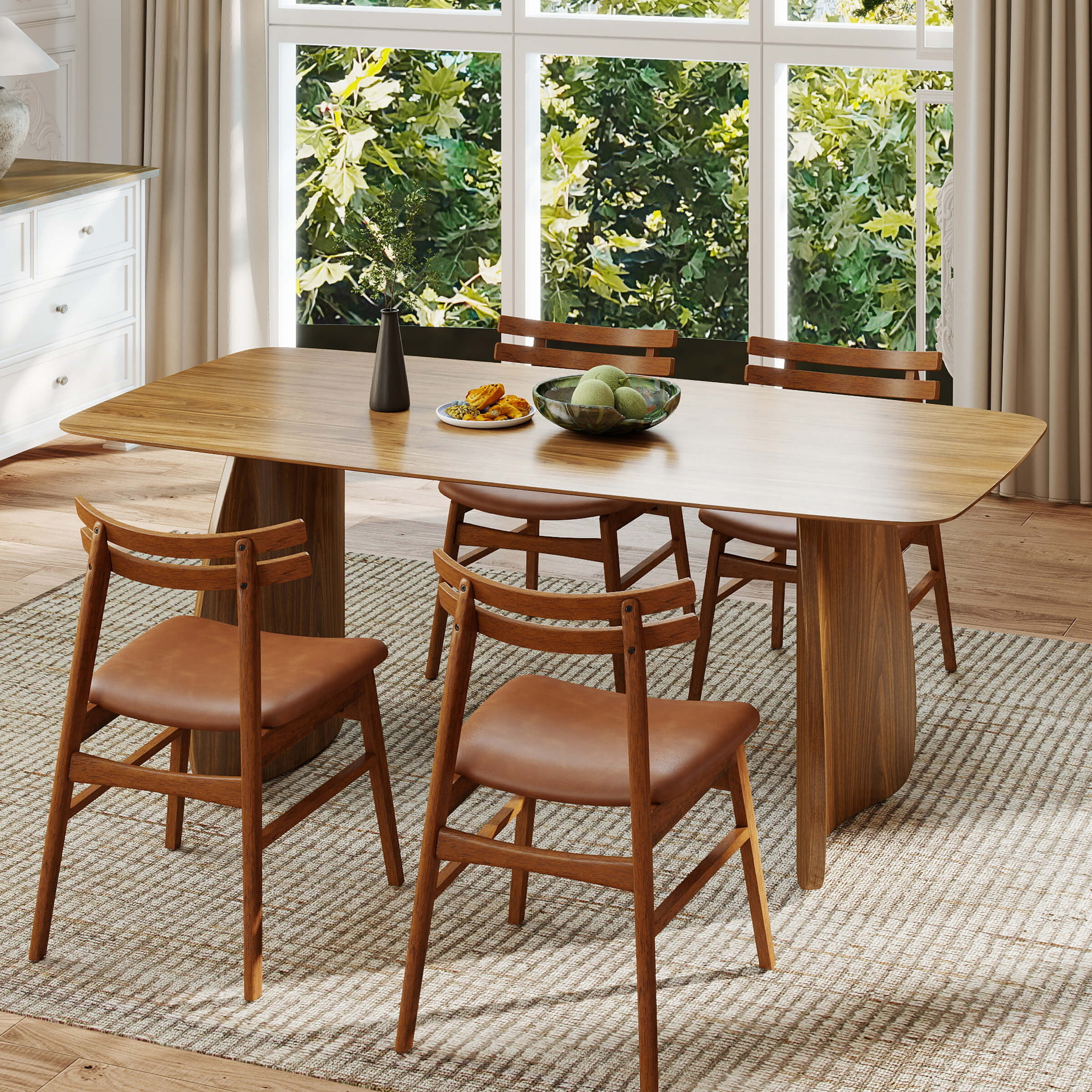 Dining Chairs with Curved Open Back - 60131DC - Image 16