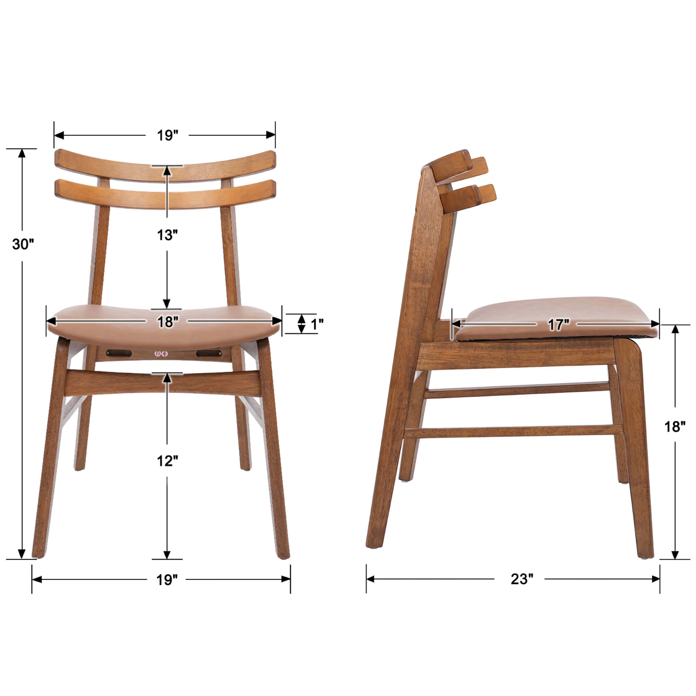 Dining Chairs with Curved Open Back - 60131DC - Image 21