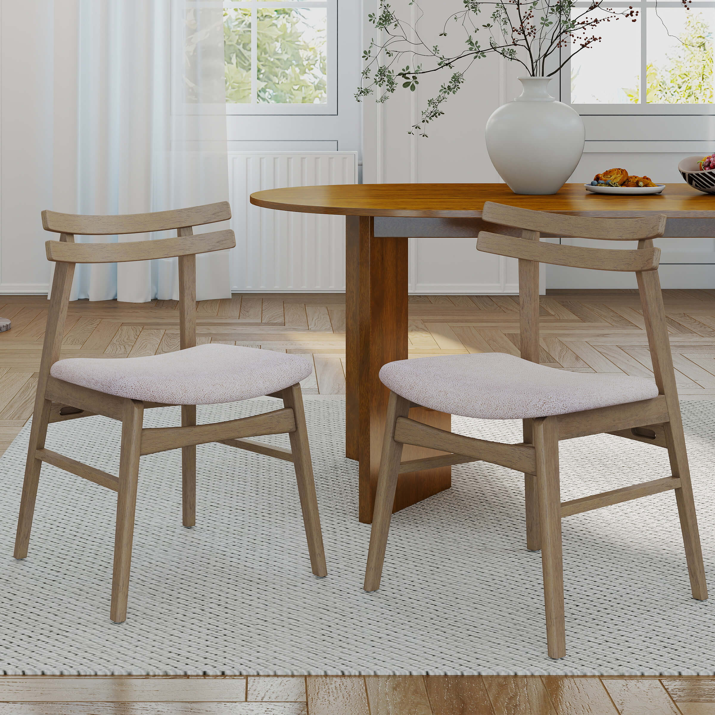 Dining Chairs with Curved Open Back - 60131DC - Image 22