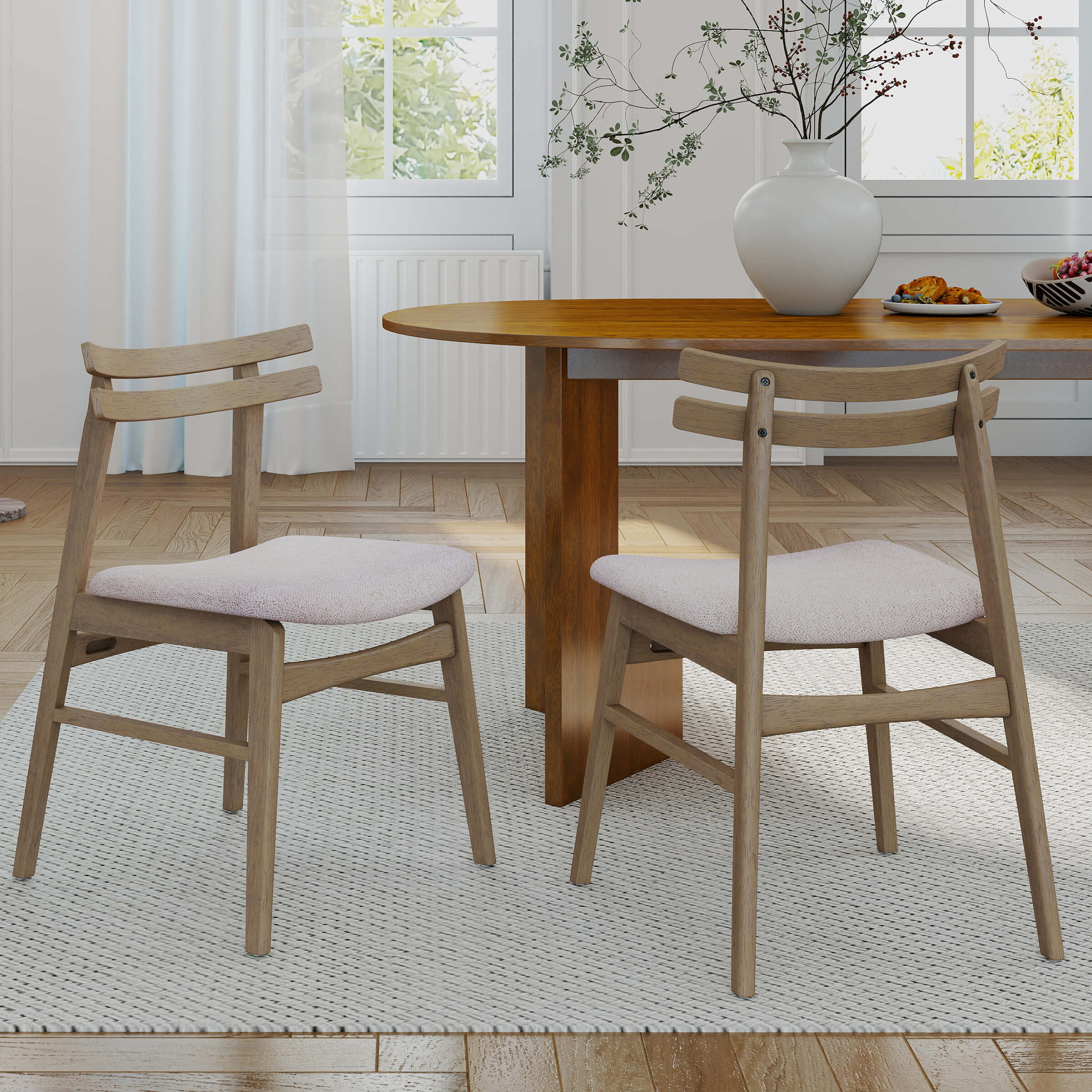 Dining Chairs with Curved Open Back - 60131DC - Image 23