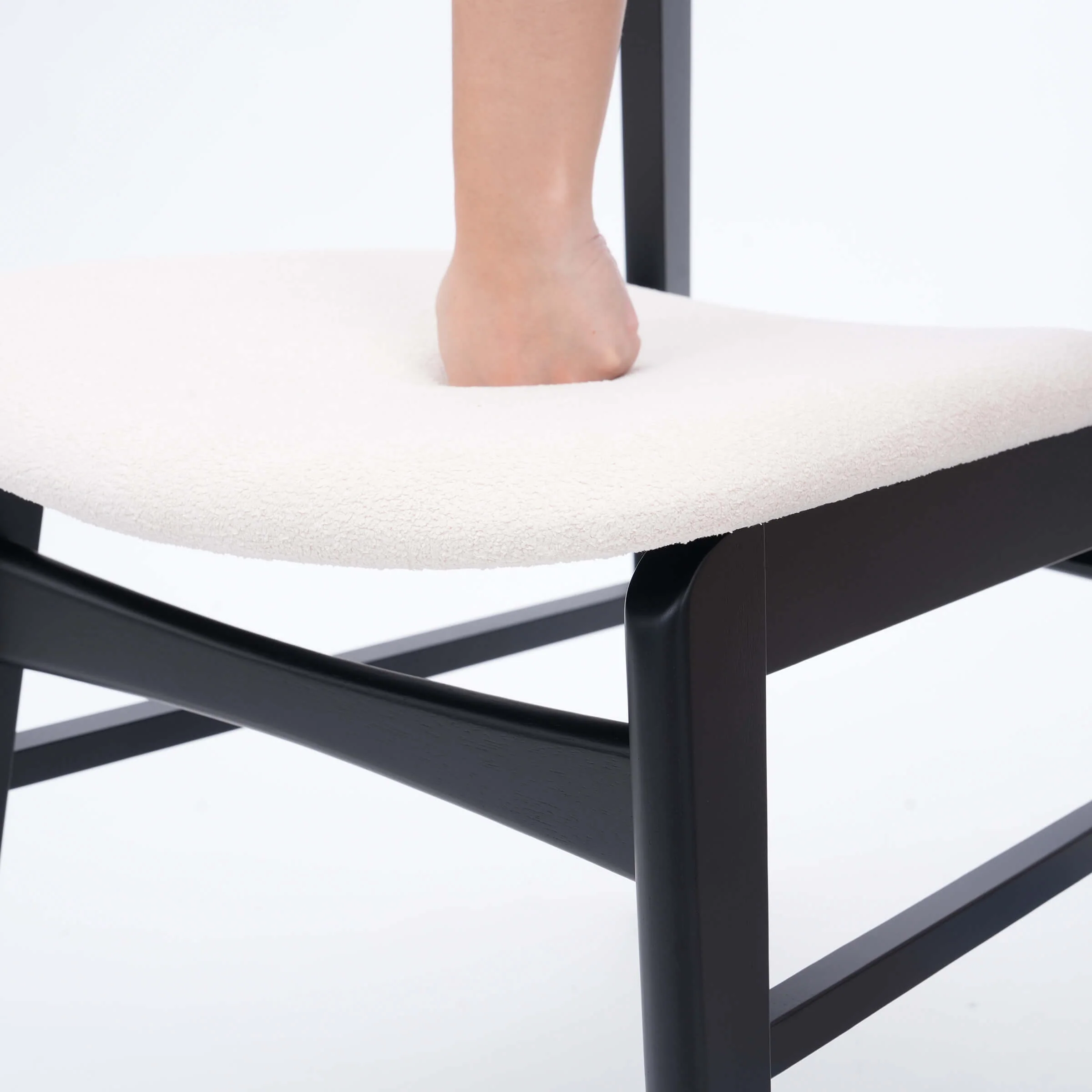Dining Chairs with Curved Open Back - 60131DC - Image 5