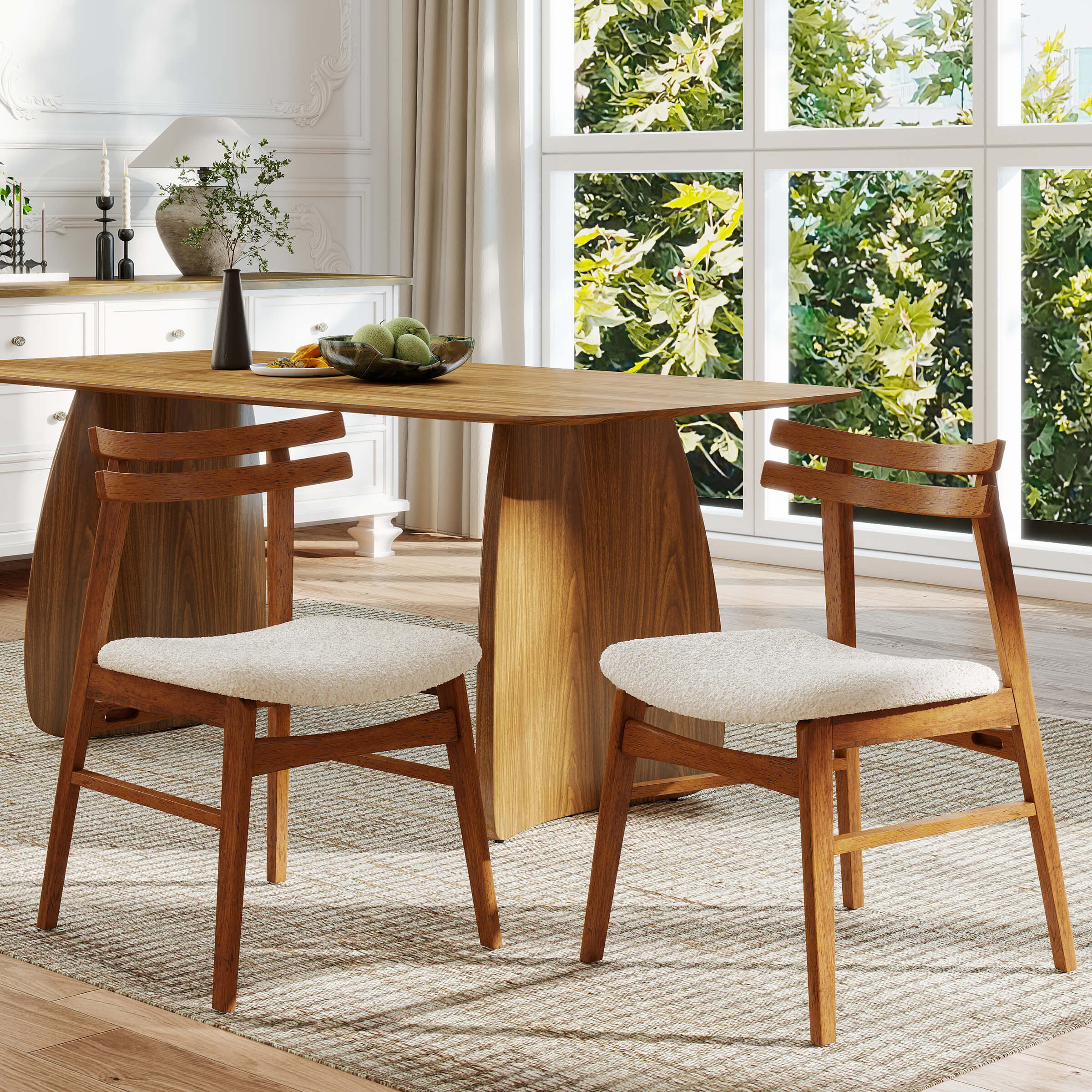 Dining Chairs with Curved Open Back - 60131DC - Image 8