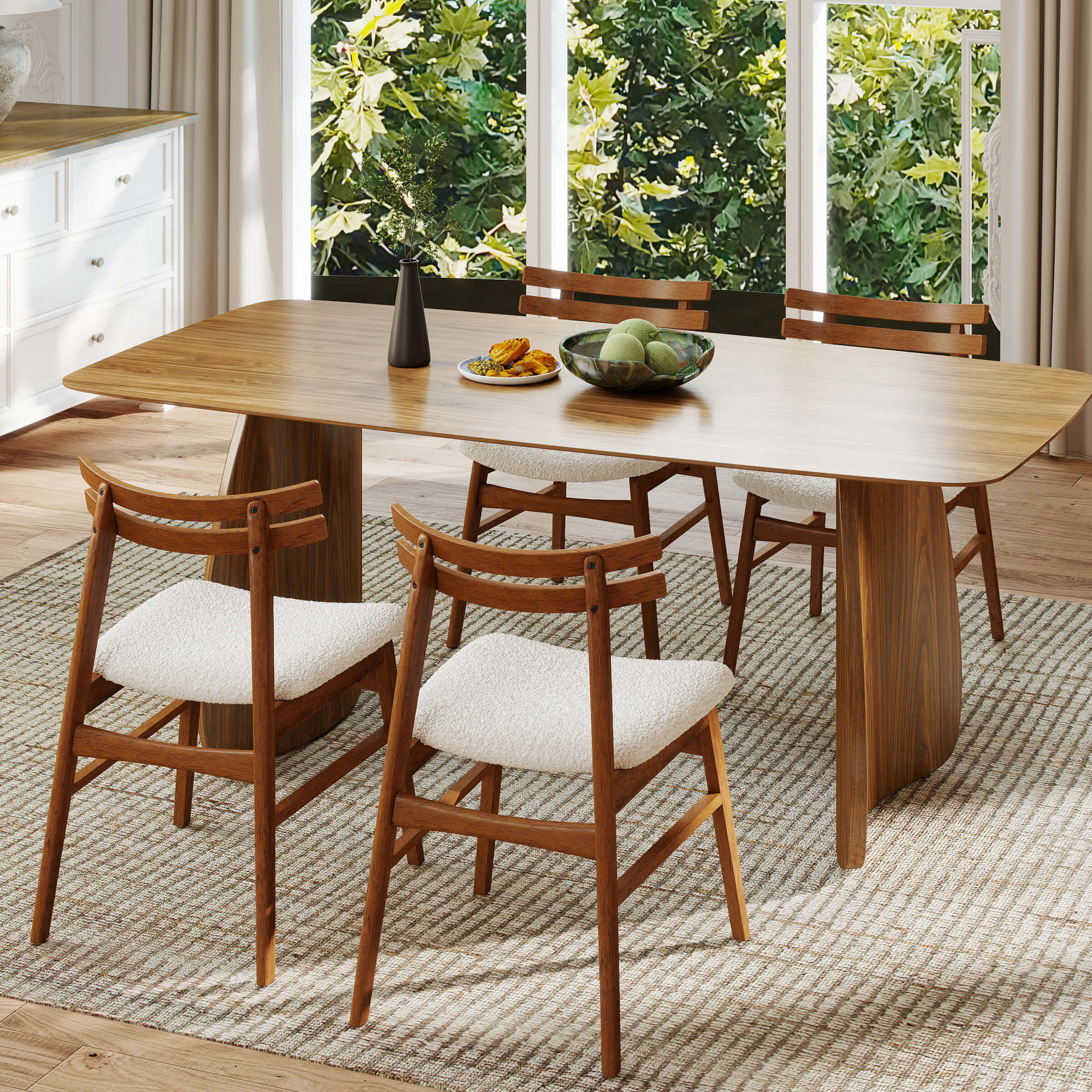 Dining Chairs with Curved Open Back - 60131DC - Image 9