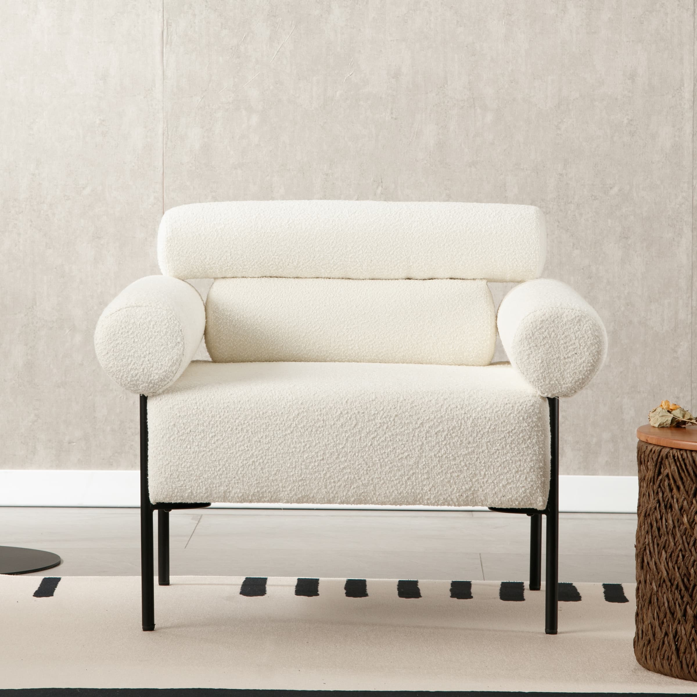 Leather Oversized Accent Chair 1 PCS - 10079AC - Image 9