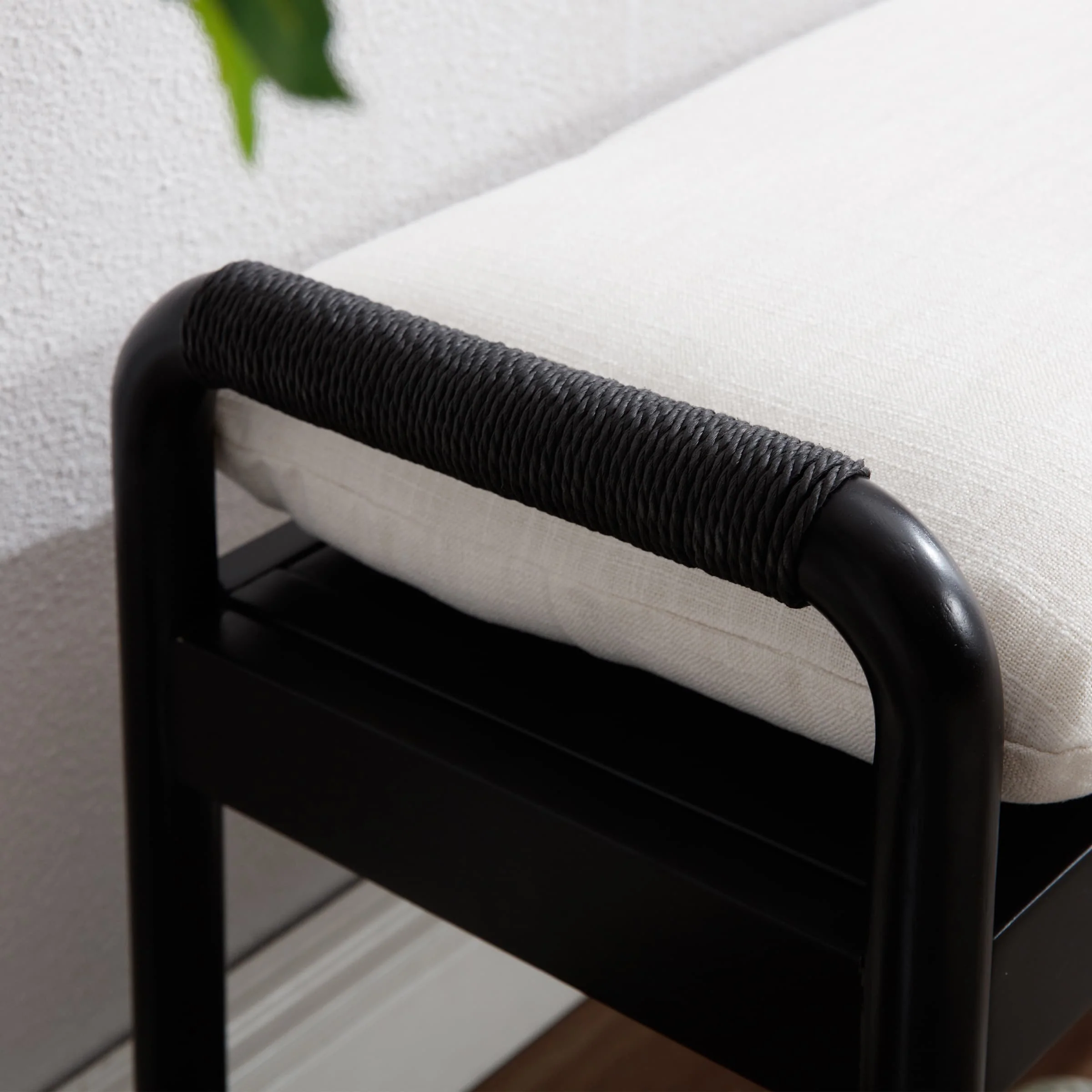 Linen Upholstered Entryway Bench - XX08BH - Image 12