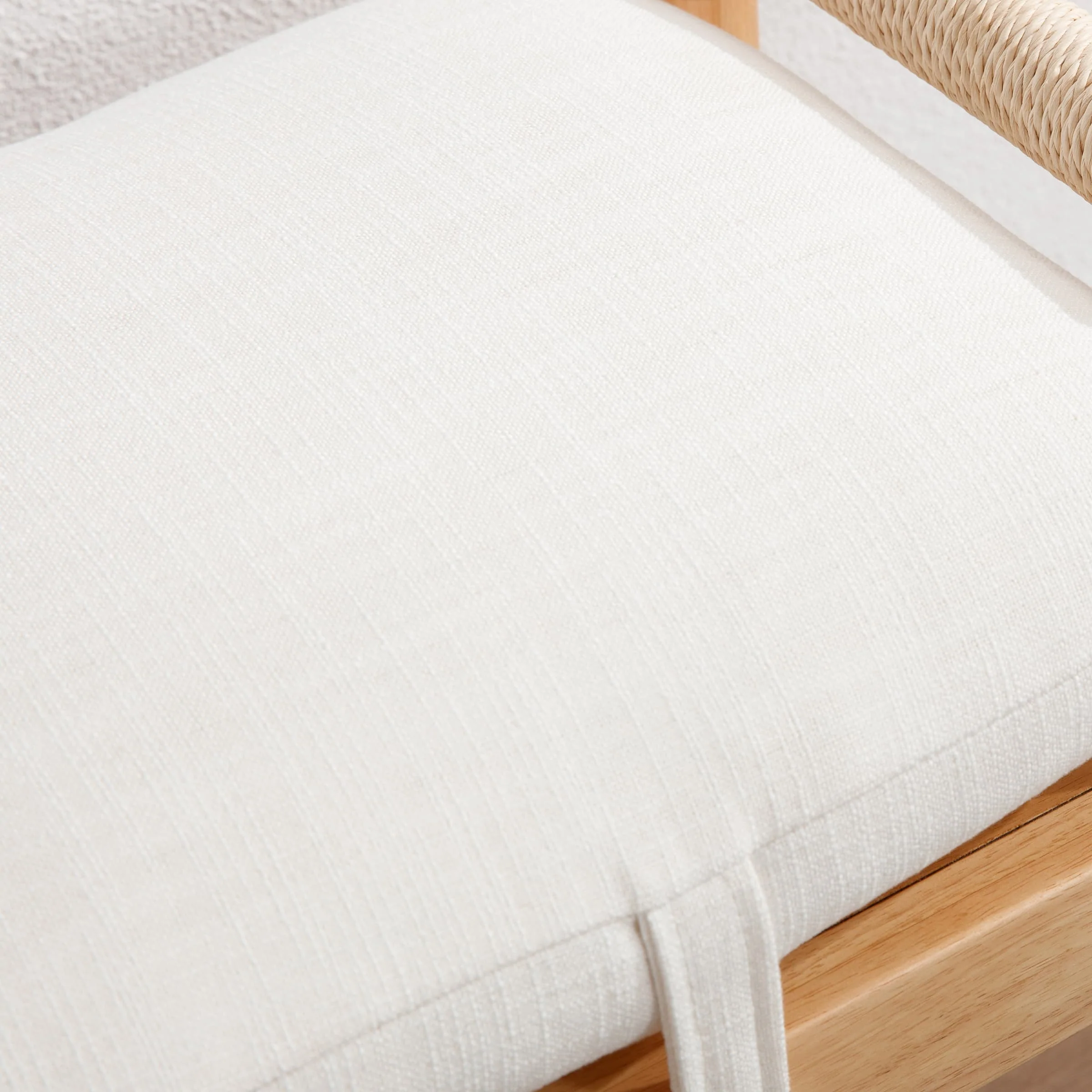 Linen Upholstered Entryway Bench - XX08BH - Image 4