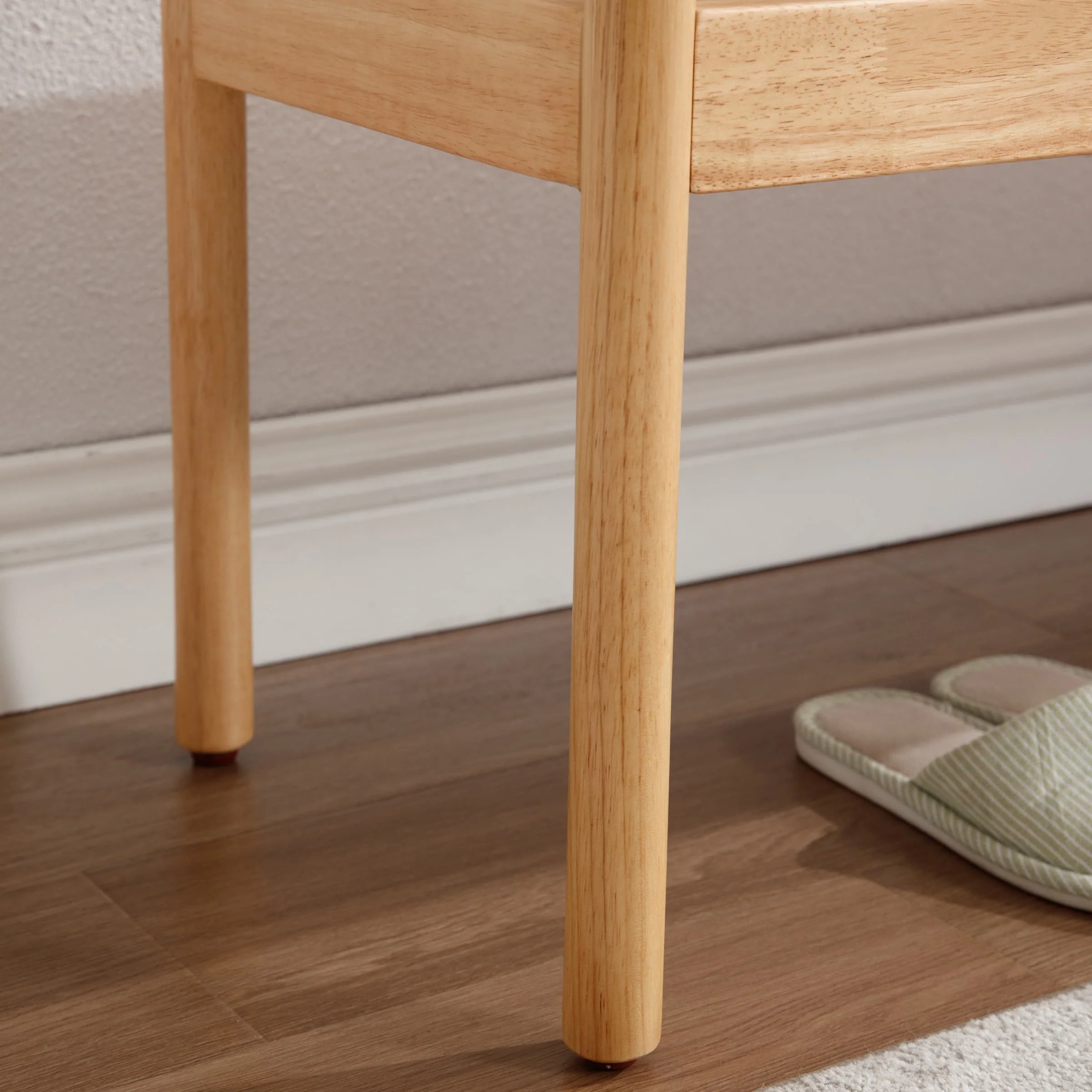 Linen Upholstered Entryway Bench - XX08BH - Image 6