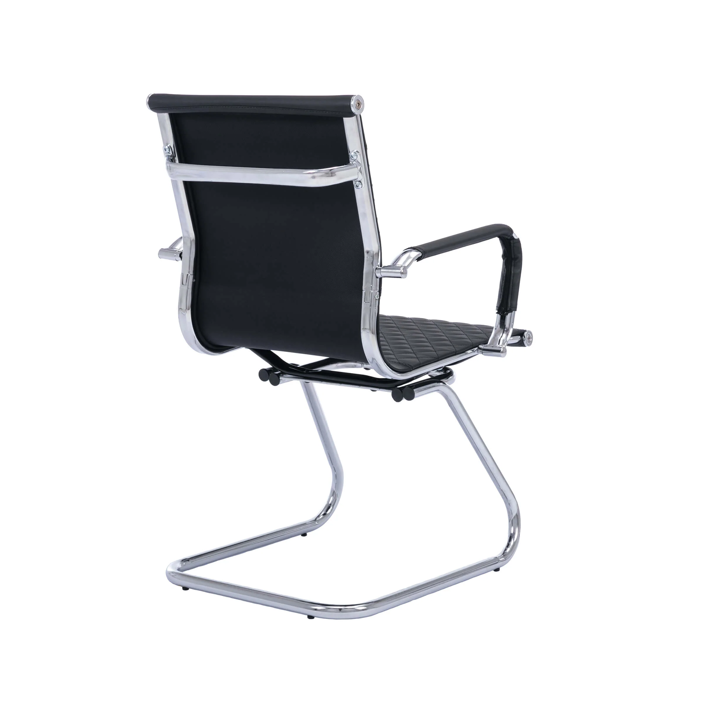 Metal Base Office Guest Chairs Set of 2 - 302OC - Image 4